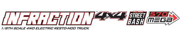 1/8 INFRACTION 4WD MEGA Resto-Mod Truck RTR