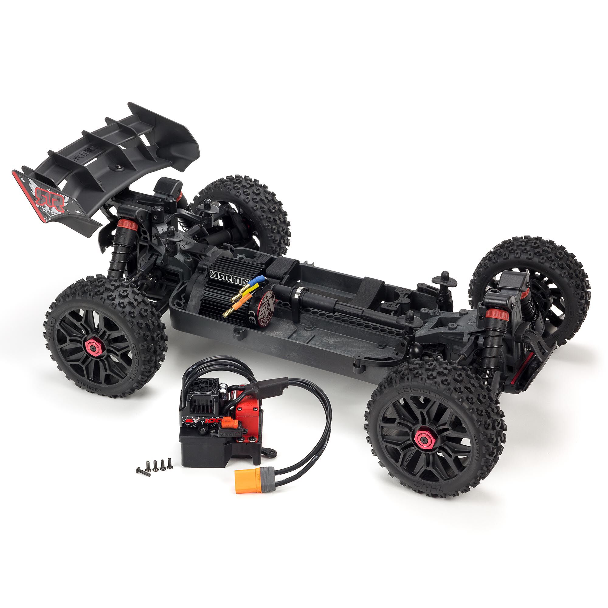 1 8 TYPHON 3S BLX 4WD Brushless Buggy with Spektrum RTR Red ARRMA
