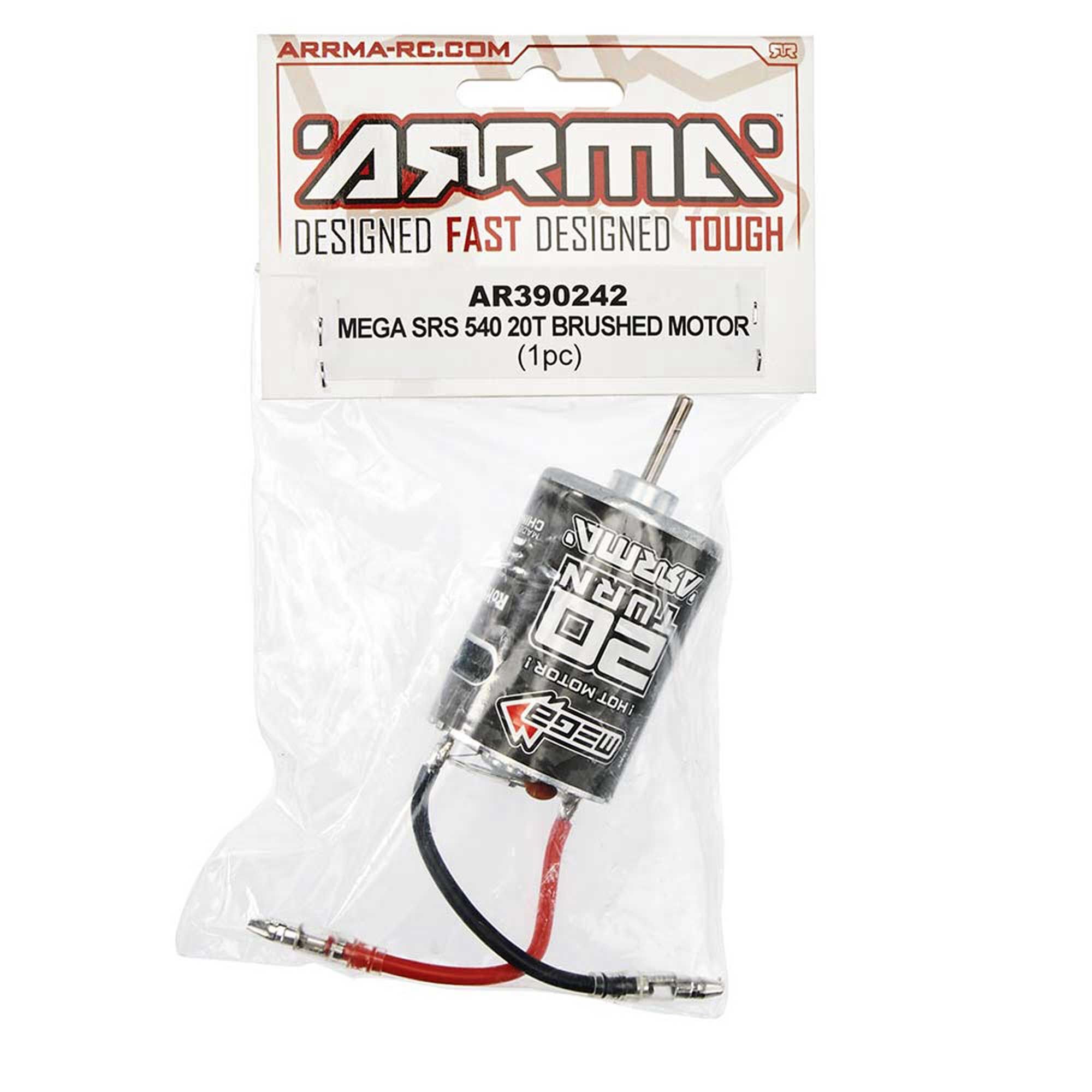 540 Brushed Motor 20T Mega SRS ARRMA