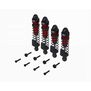 Shock Set, Front/Rear Assembled, TBC cSt Oil, Red (4Pcs): MINI