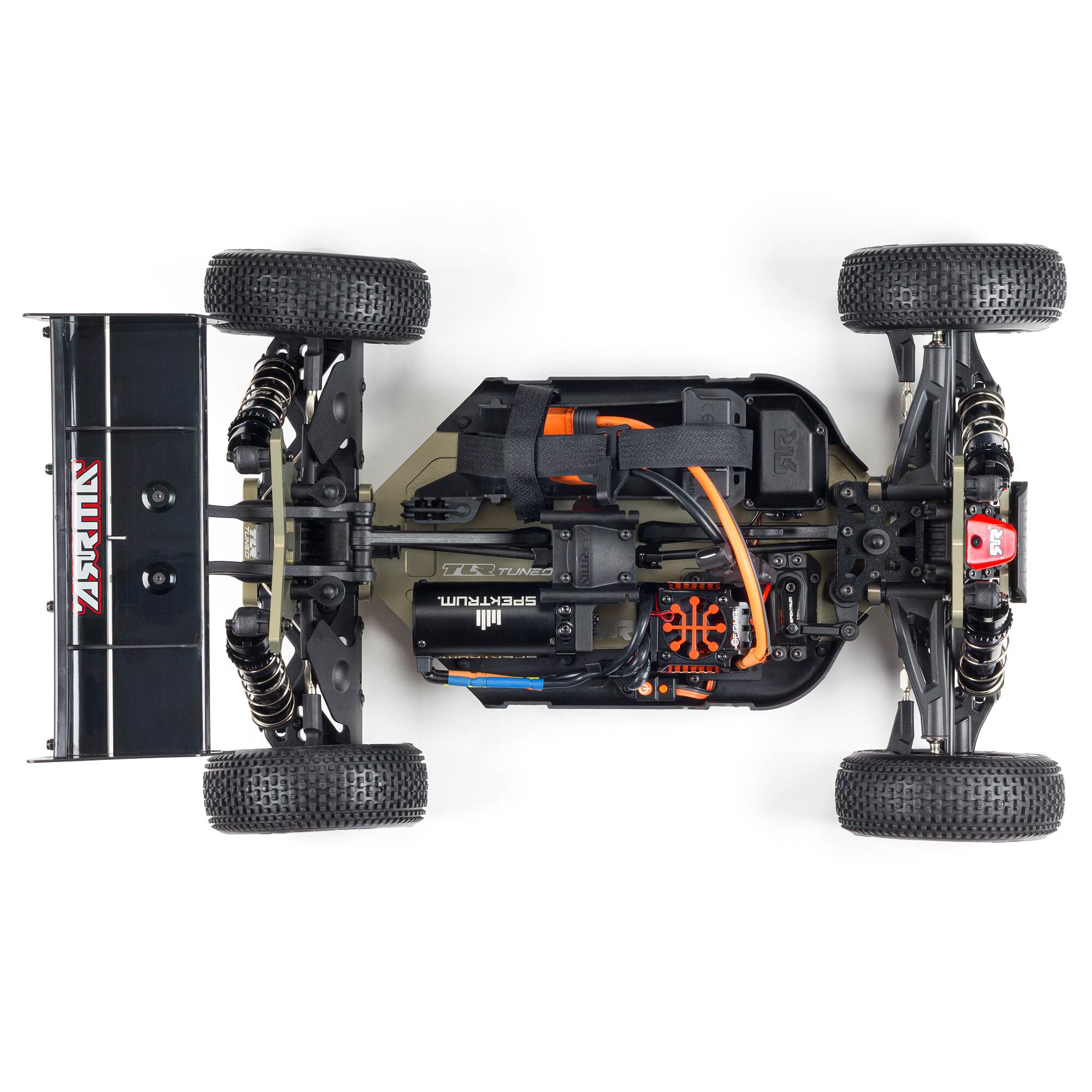 1 8 TLR Tuned TYPHON 6S 4X4 BLX Buggy RTR Red Blue ARRMA