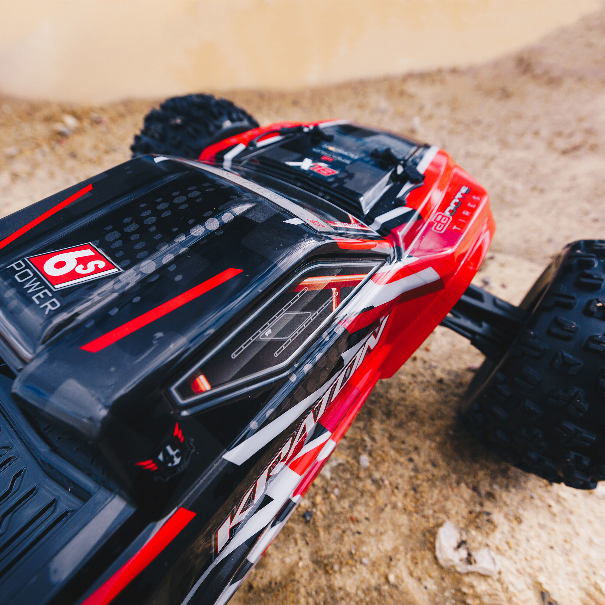 1/8 KRATON 6S 4X4 RTR Brushless Speed Truck, Red | ARRMA