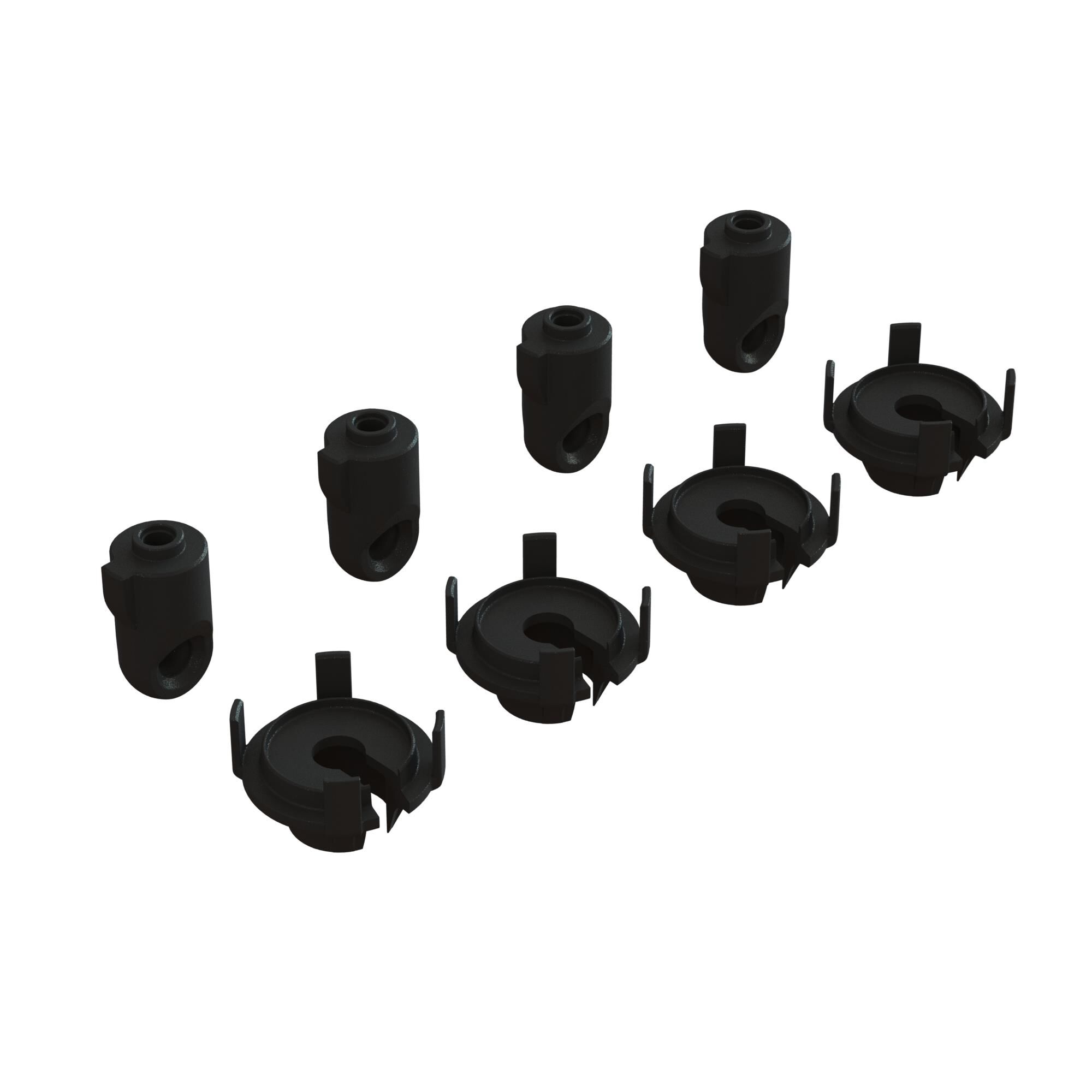 Shock Rod End & Spring Perch Set (4 Shocks) | ARRMA