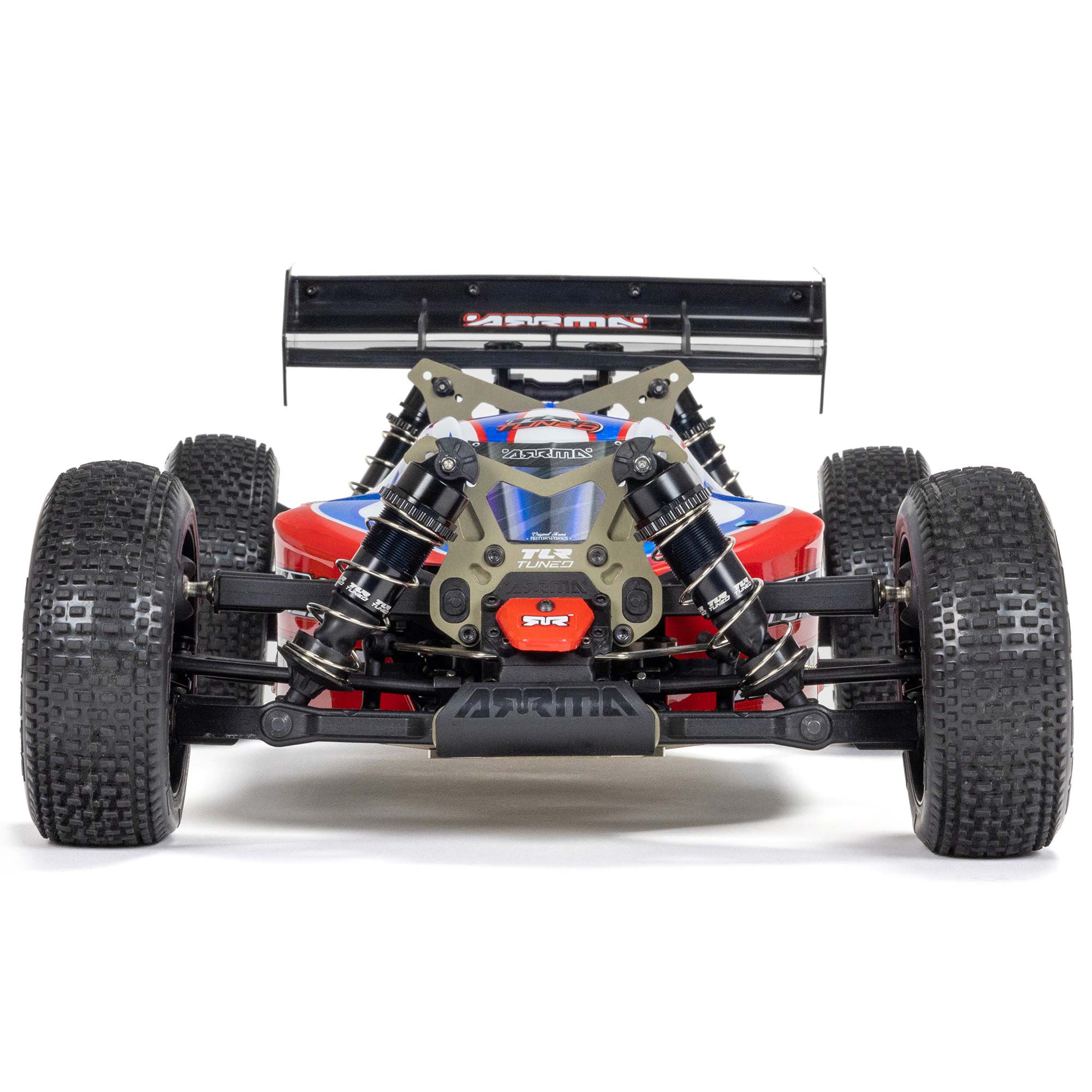 1/8 TYPHON 6S TLR Tuned 4X4 RTR Brushless Buggy, Red/Blue