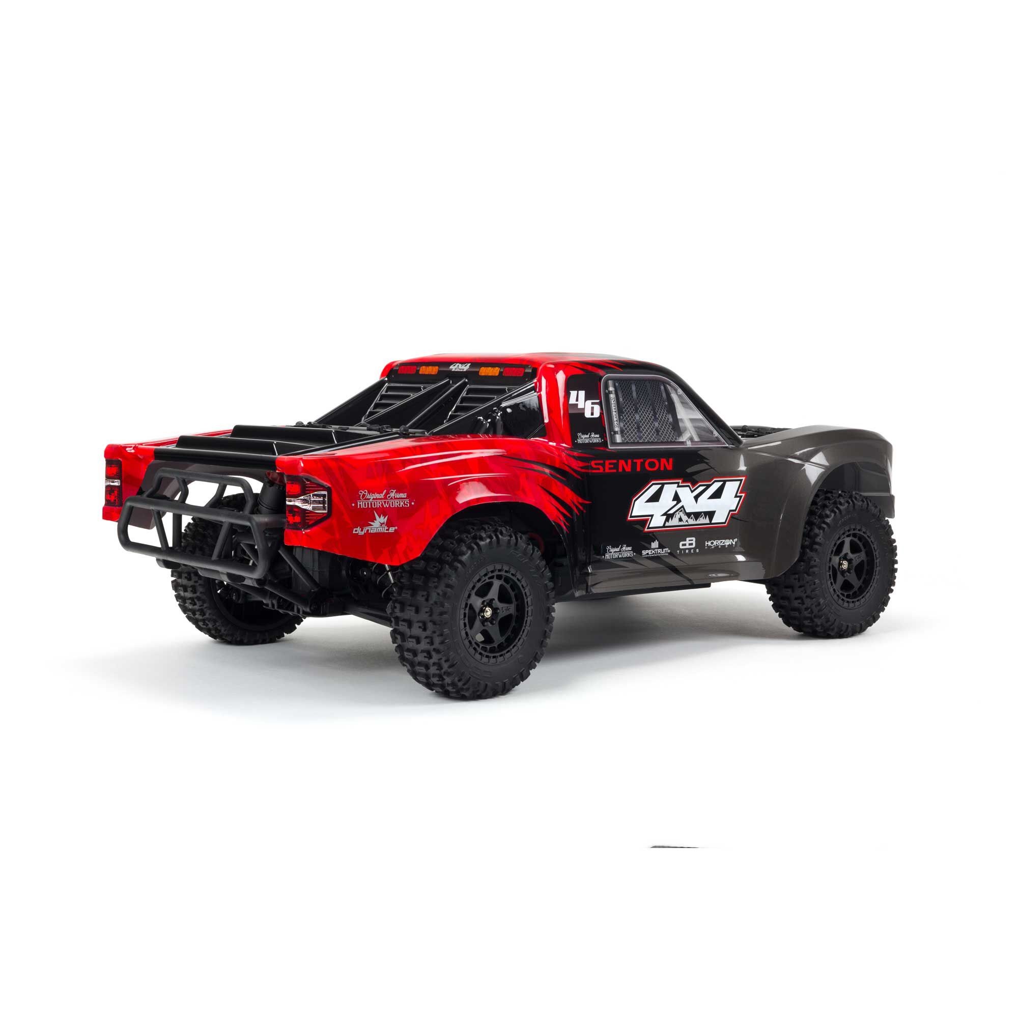 1 10 SENTON 4WD V3 MEGA 550 Brushed Short Course Truck RTR Red
