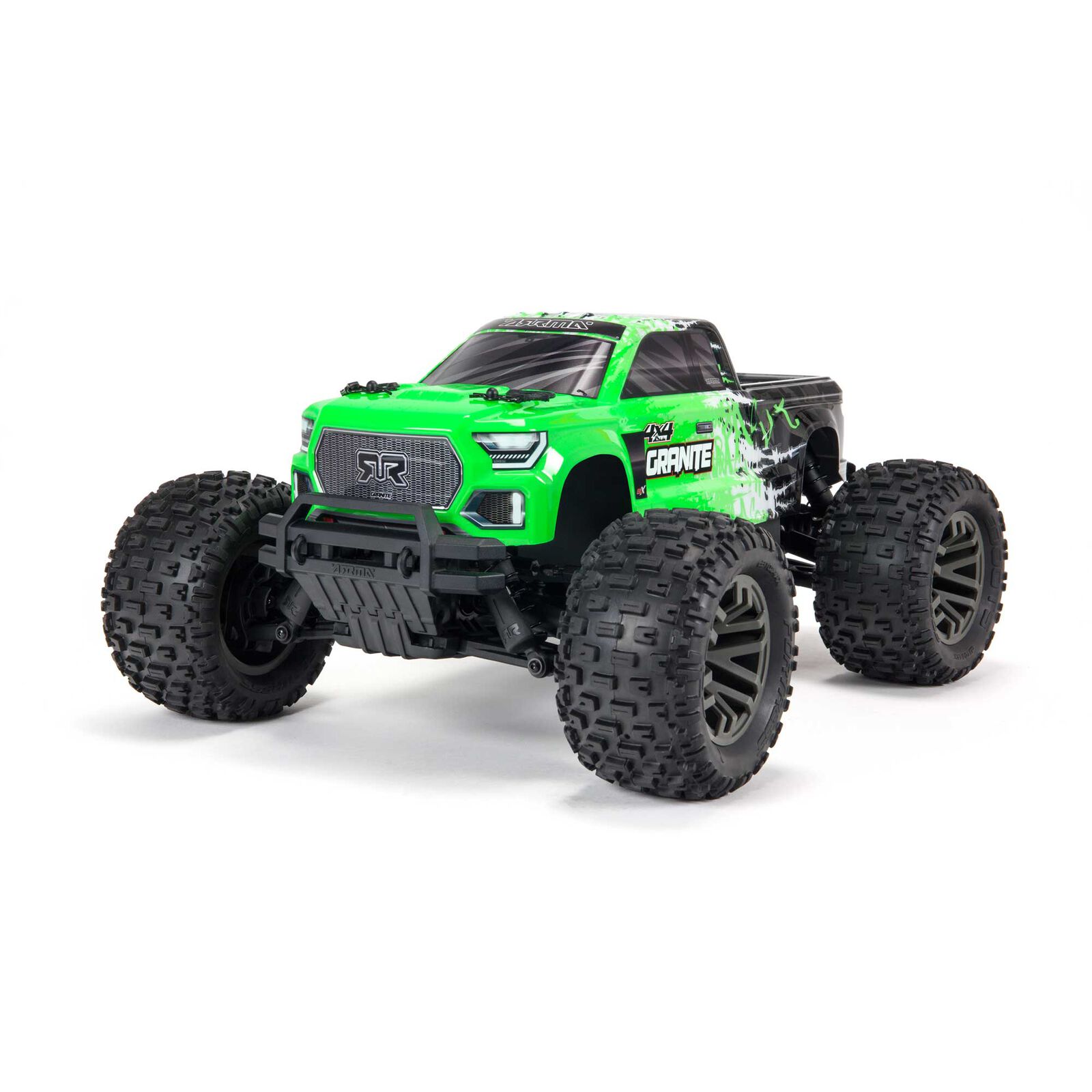 ARRMA 1/10 Granite 4X4 V3 3S BLX Brushless Monster RC Truck RTR  (Transmitter and Receiver Included, Batteries and Charger Required), Green