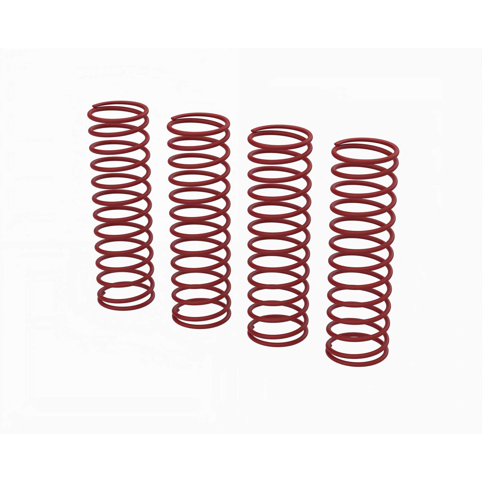 Shock Spring Set E, 0.50N/mm, Red (4): GROM