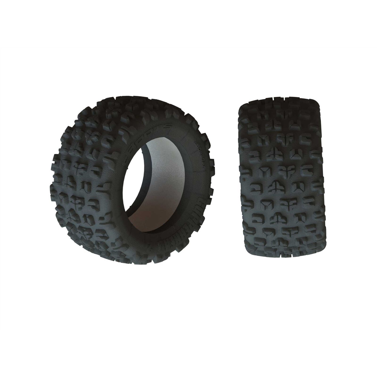 1/5 dBoots Copperhead2 SB MT Front/Rear 3.9 Tire & Inserts (2)