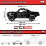 1/16 MOJAVE GROM 4X4 RTA KIT Brushed Desert Truck (Battery & Charger Included), Clear/Black