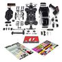 1/16 MOJAVE GROM 4X4 RTA KIT Brushed Desert Truck (Battery & Charger Included), Clear/Black