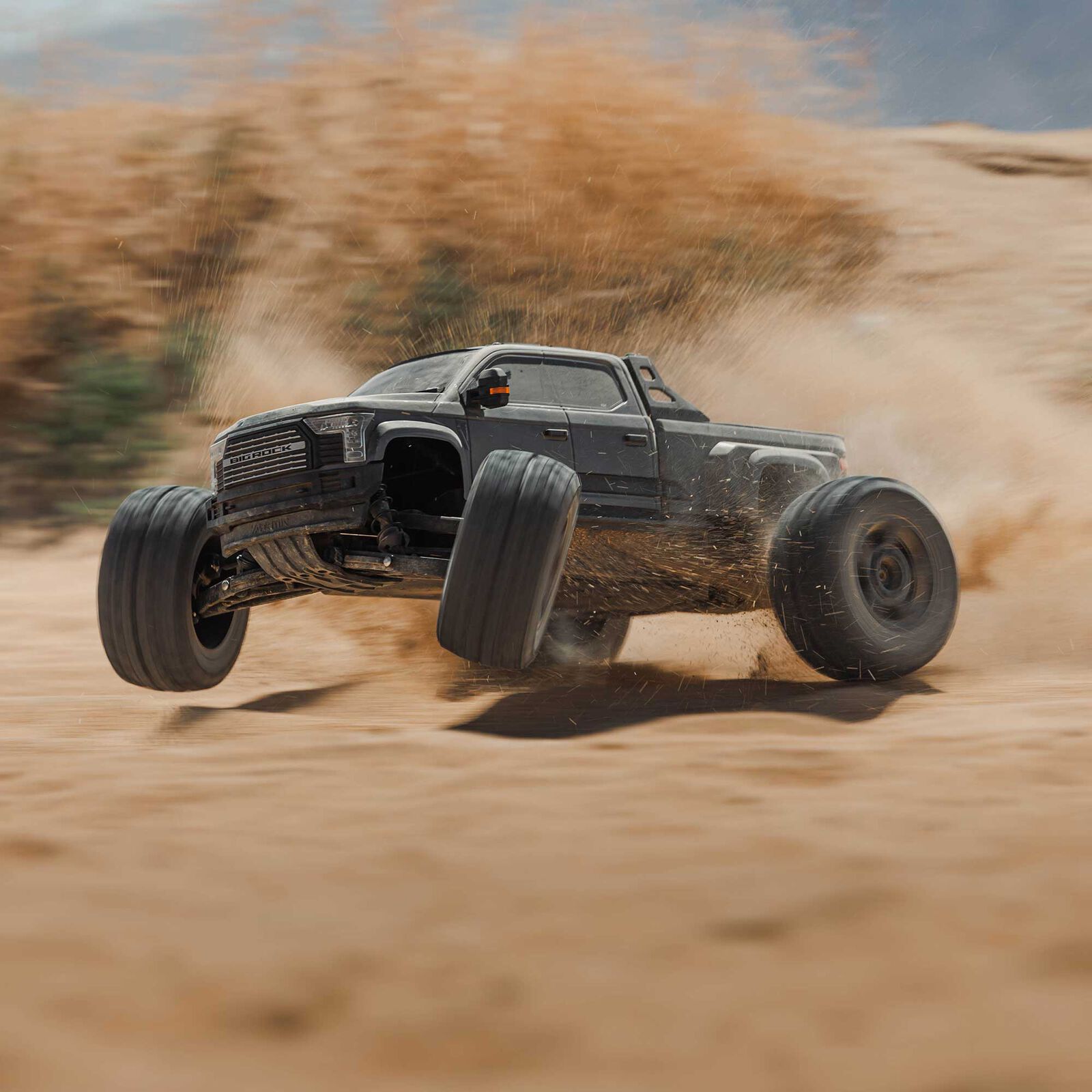 1/7 BIG ROCK 6S 4X4 RTR Brushless Monster Truck, Gun Metal | ARRMA
