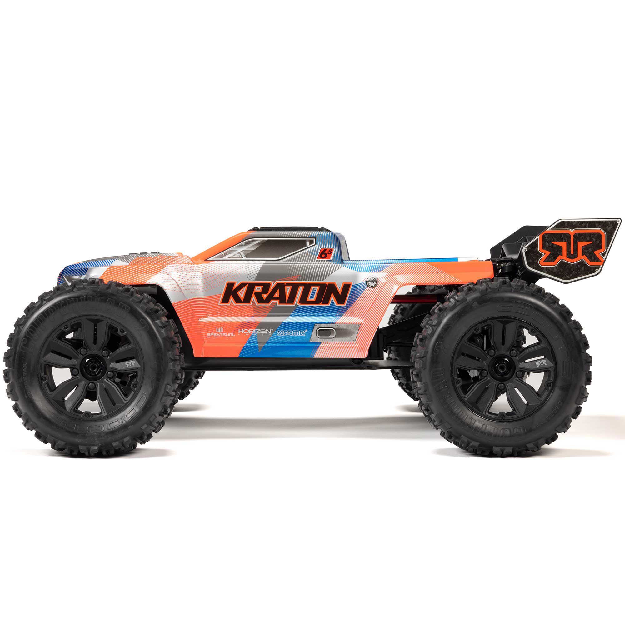 ARRMA 1/8 KRATON 6S 4X4 RTR Brushless Speed Truck, Blue/Orange | ARRMA