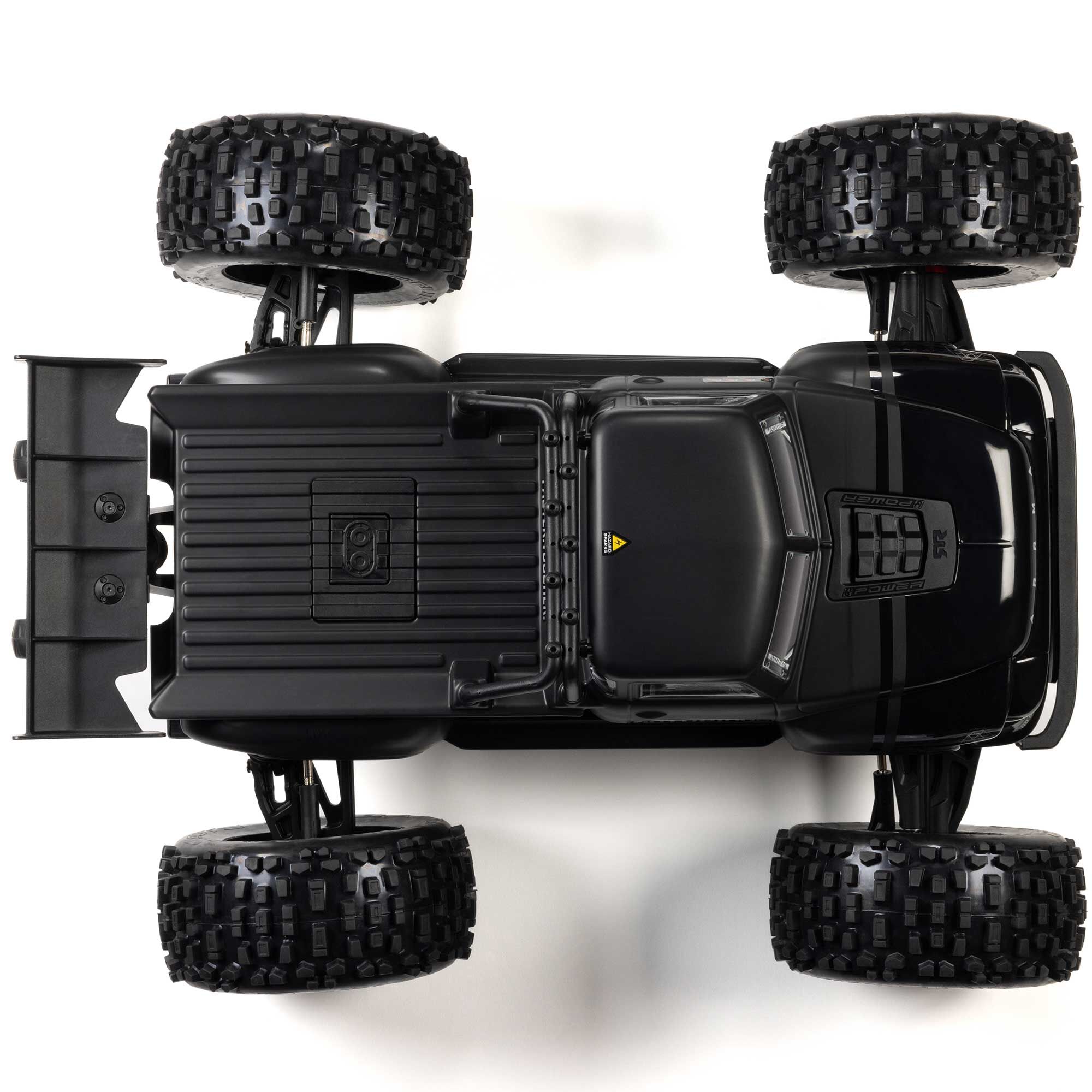 ARRMA 1/8 NOTORIOUS 6S 4X4 RTR Brushless Stunt Truck, Black