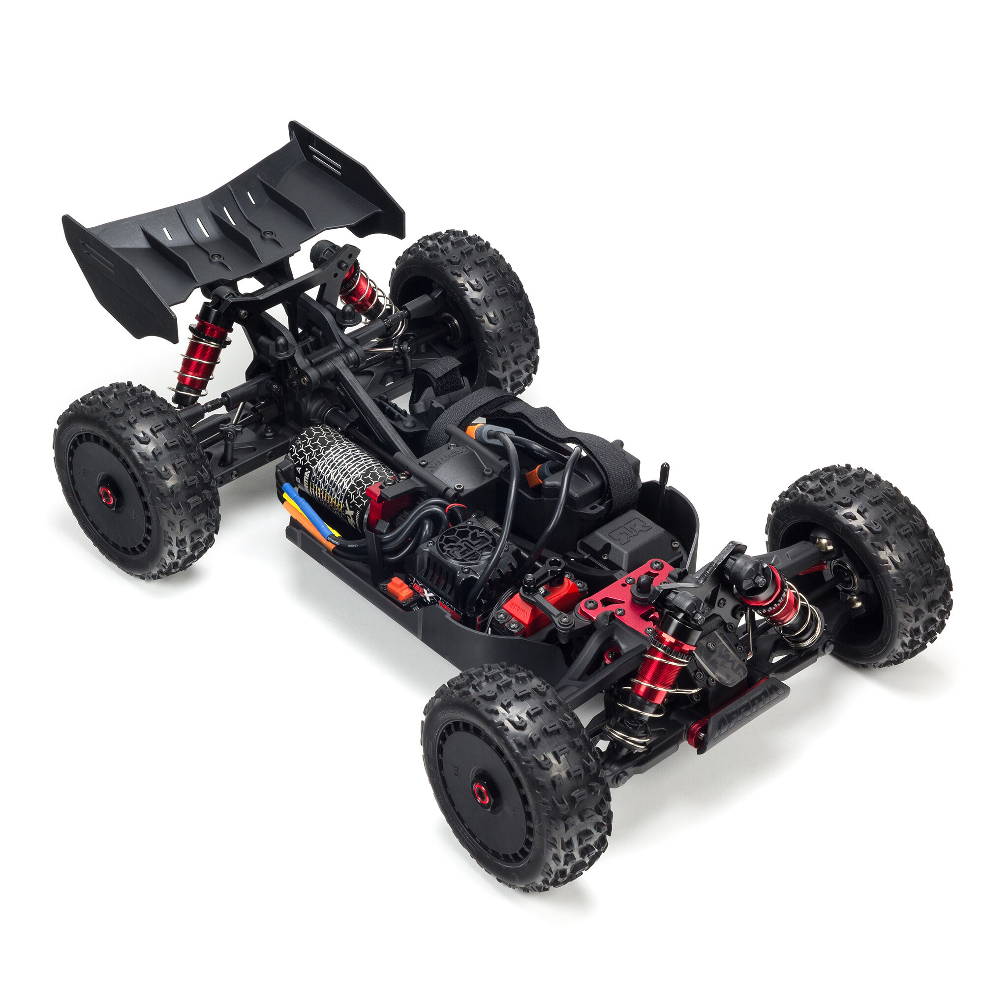 1 8 TYPHON 6S BLX 4WD Brushless Buggy with Spektrum RTR Red Grey