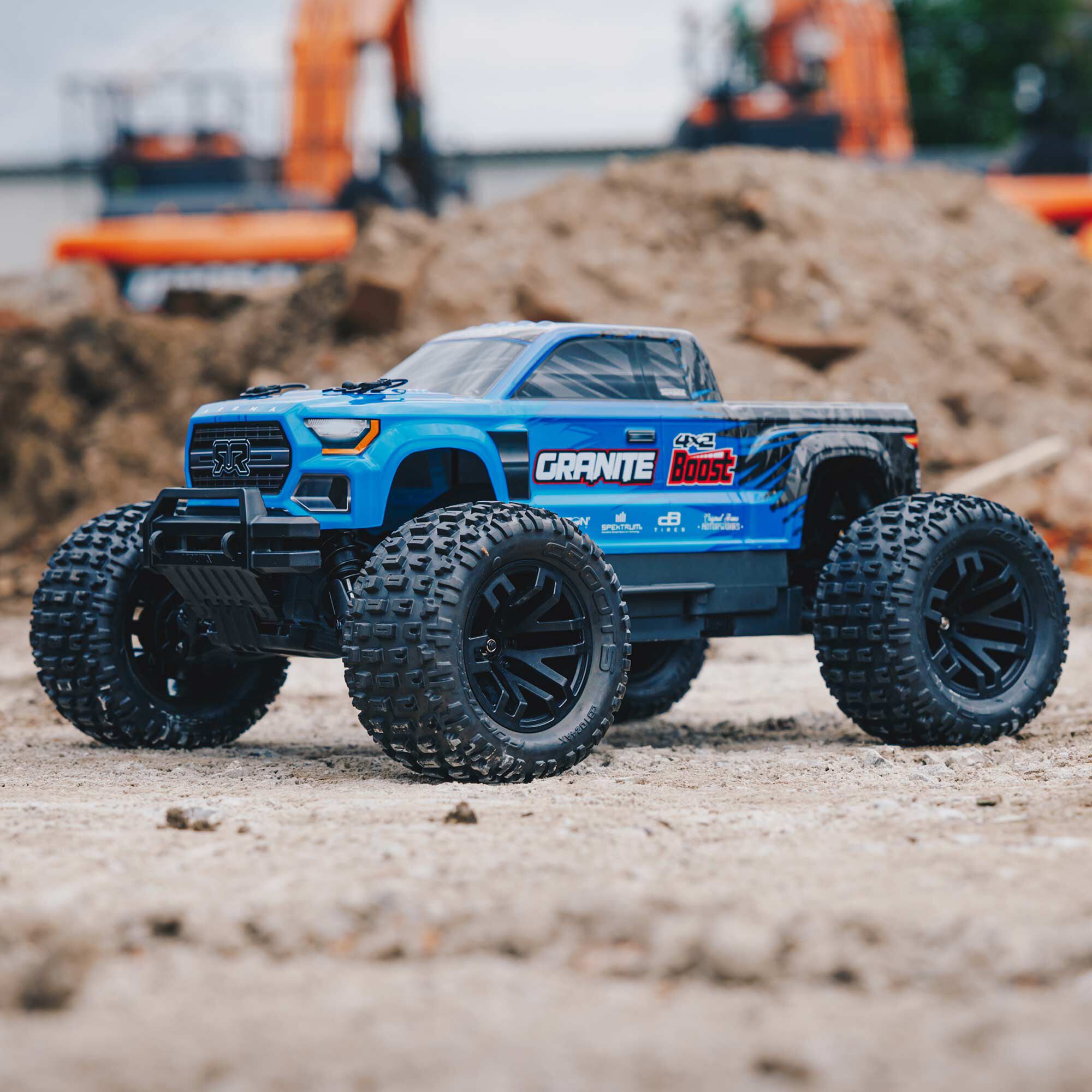 1 10 GRANITE 4X2 BOOST MEGA 550 Brushed Monster Truck RTR ARRMA