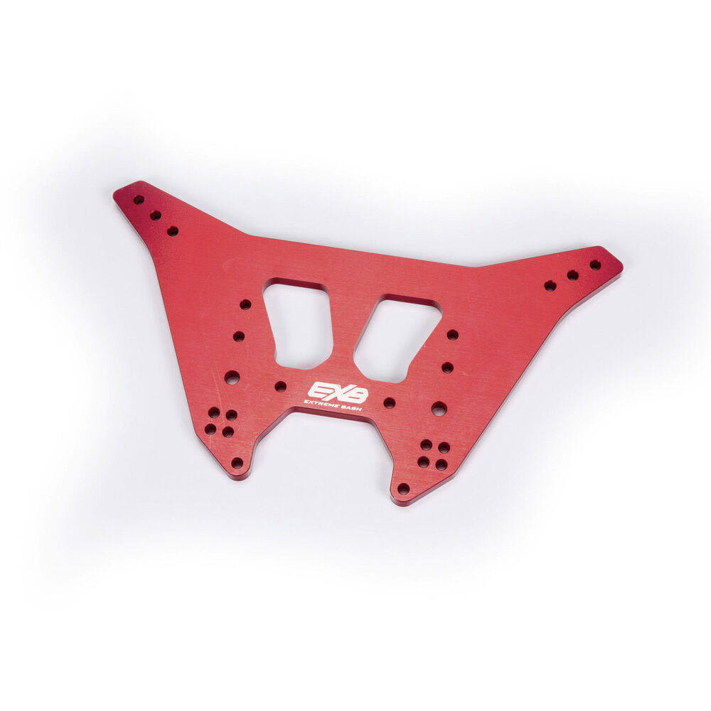 Rear Shock Tower, CNC 7075 T6 Aluminum, Light Red | ARRMA