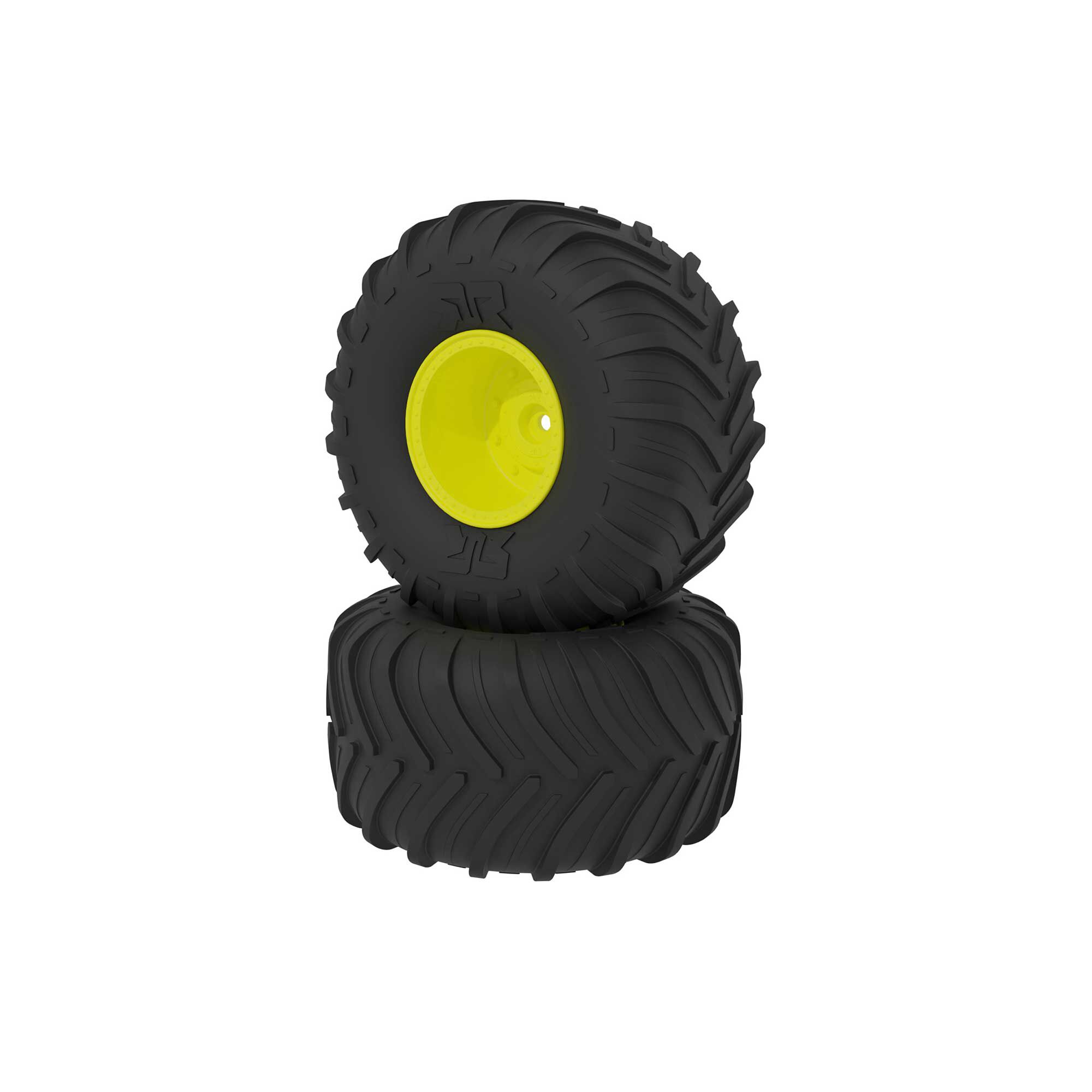 dBoots Chevron MT Tire Set, Glued, Yellow | ARRMA