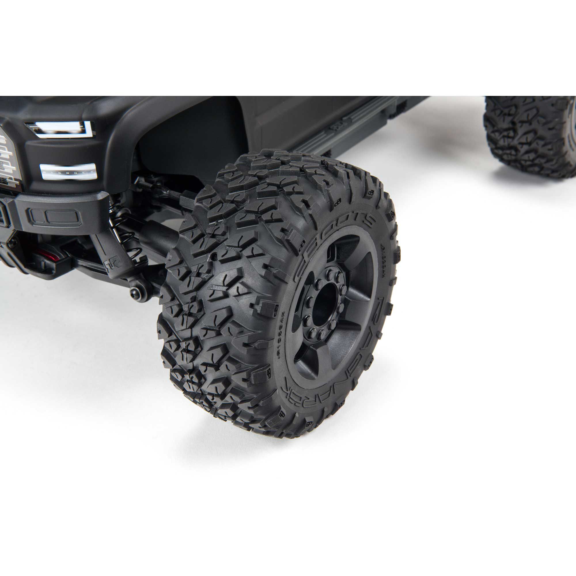 Arrma ara402317 Big Rock Crew Cab 4x4 3s BLX pronti all'carrozzeria Nero 