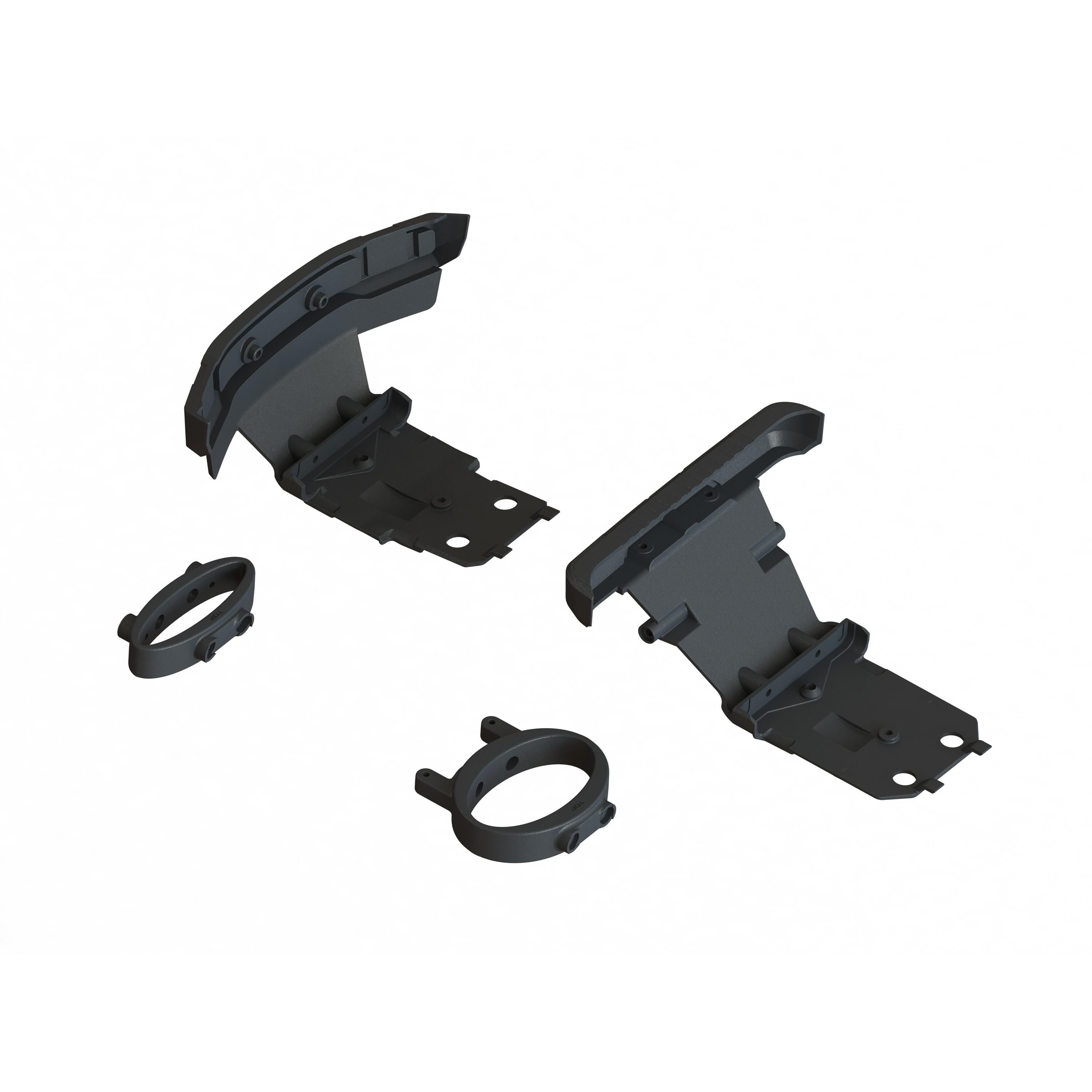 ARRMA Front & Rear Bumper & Loop Set: BIG ROCK | ARRMA