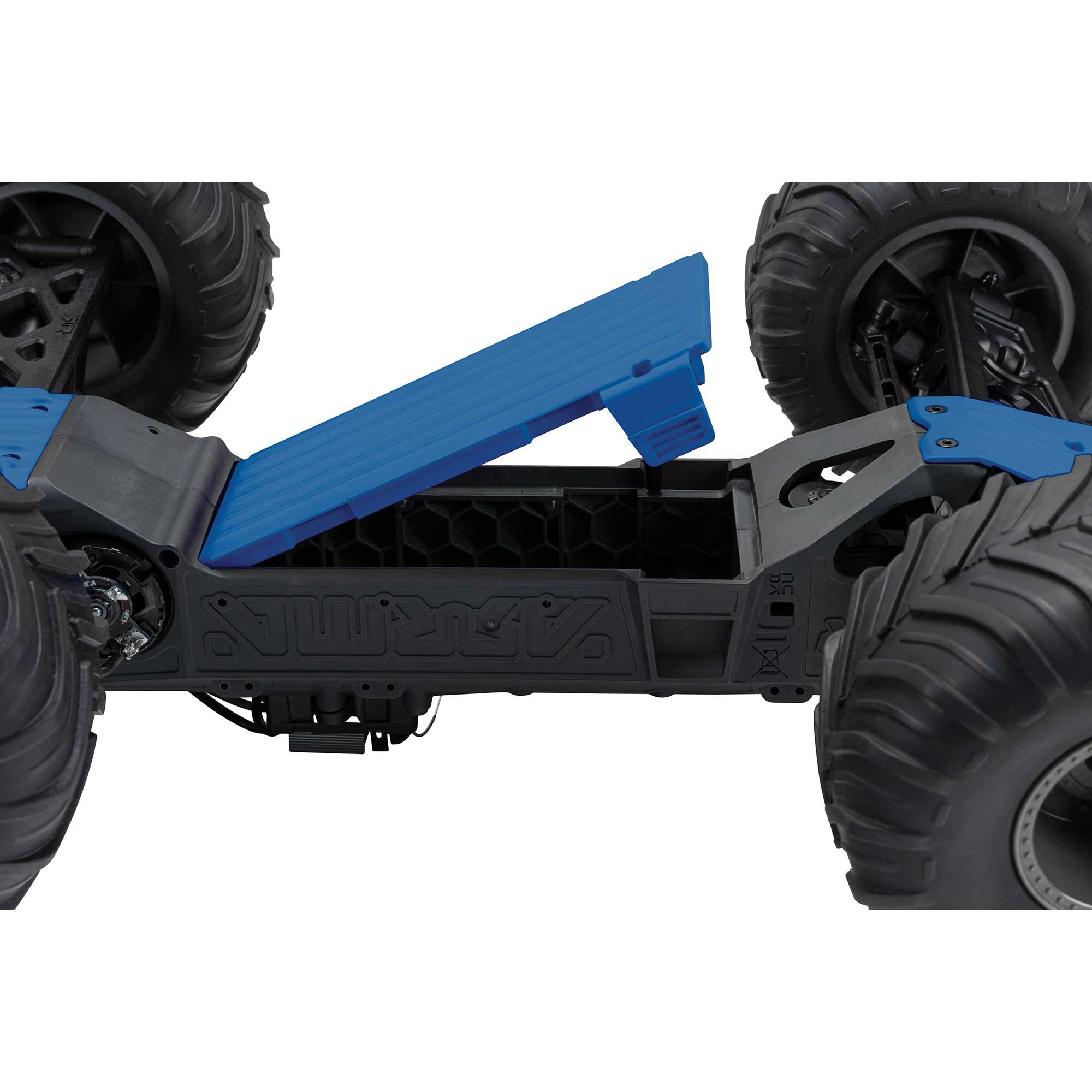 ARRMA GORGON 1/10ラジコン ブラック/ブルー RTRセット ARRMA 1/10 GORGON 2WD RTR Brushed Monster Truck, Blue