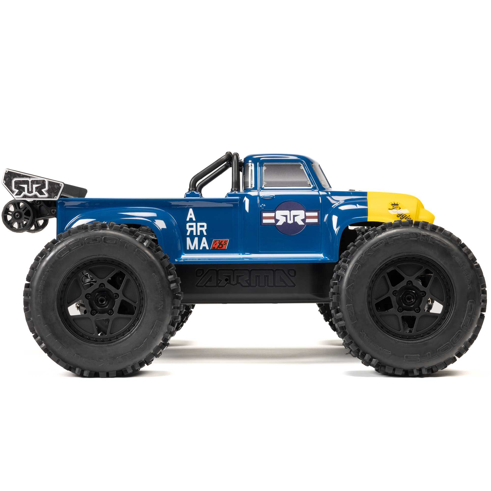 1 8 NOTORIOUS 6S 4X4 RTR Brushless Stunt Truck Blue Horizon Hobby