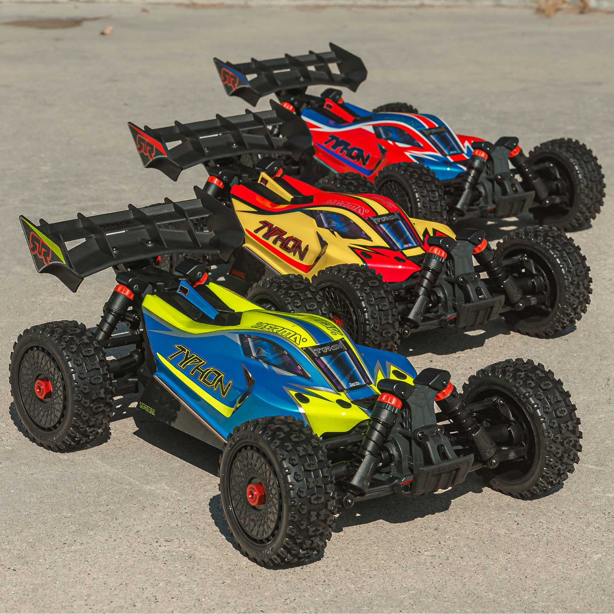 arrma 1/8 タイフーン ブラシレスバギー フルセット ARRMA 1/8 TYPHON MEGA 665 4X4 RTR Brushed Buggy | ARRMA
