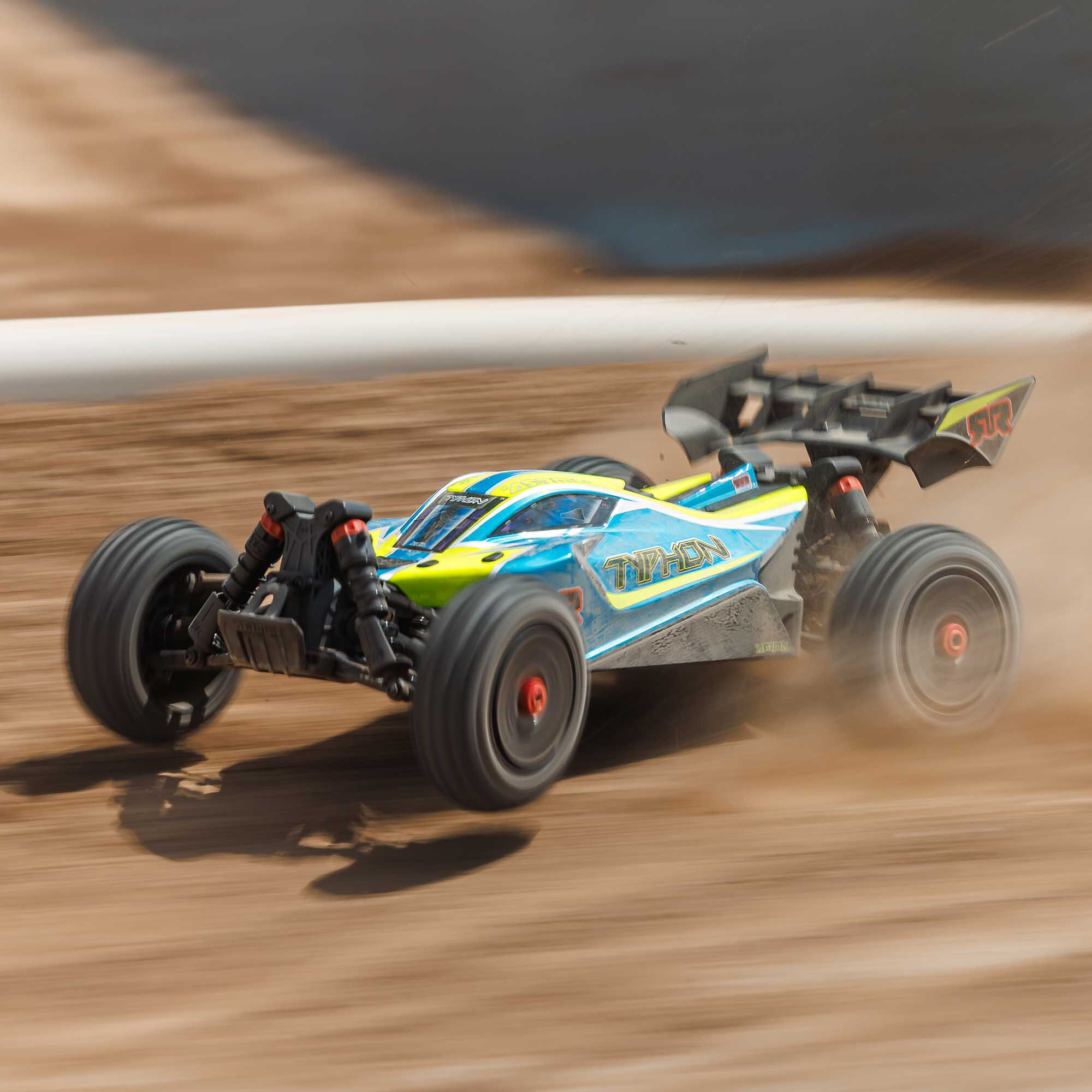 1/8 TYPHON 223S DSC 4X4 RTR Brushless Buggy, Blue | ARRMA