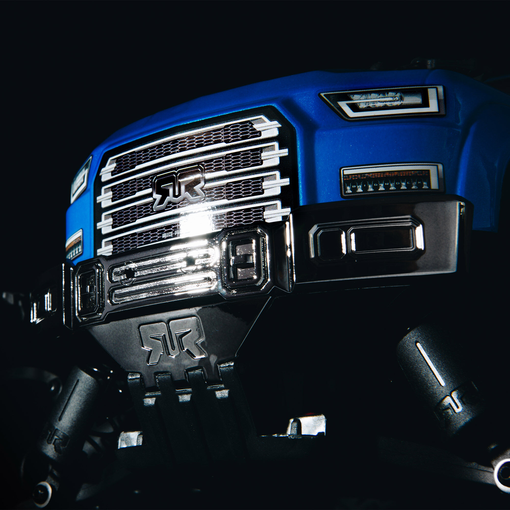 ARRMA 1/10 BIG ROCK 3S 4X4 RTR Brushless Monster Truck, Blue | ARRMA