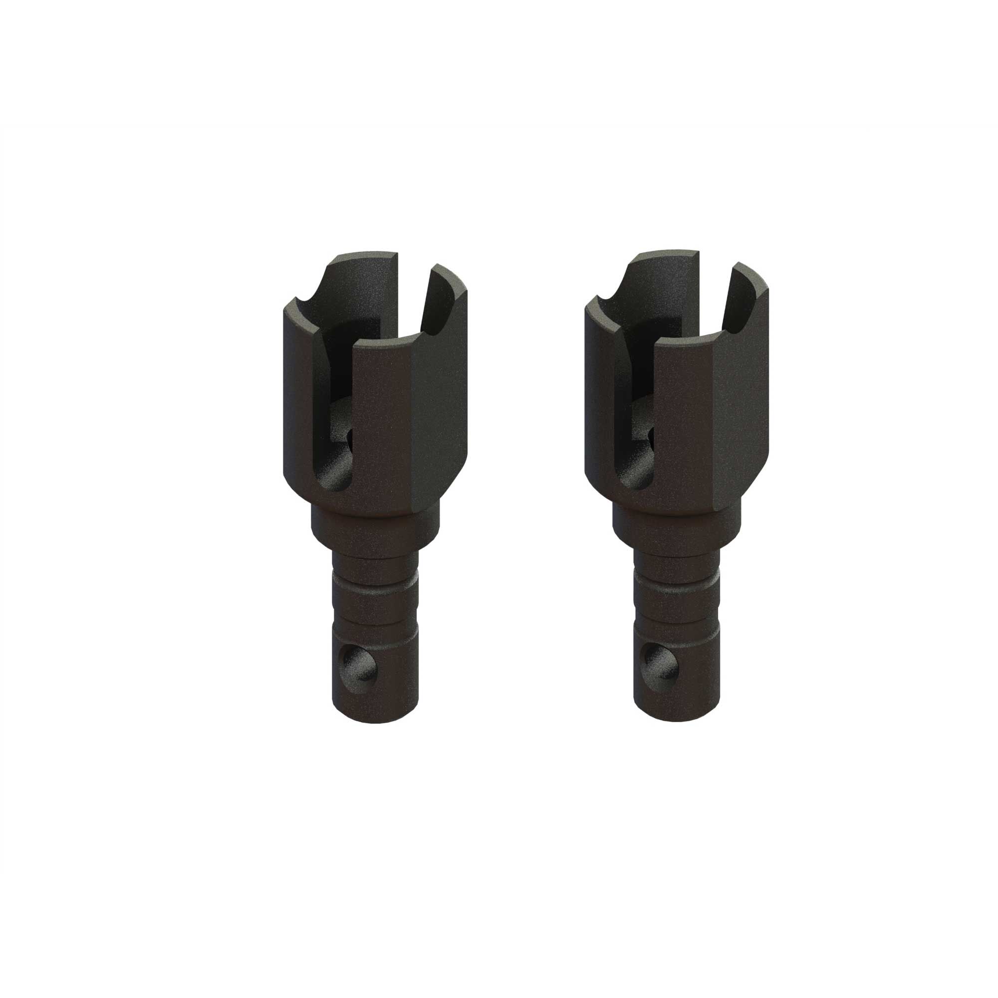 2 ARRMA acciaio differenziale Outdrive Universal Joint Nero 
