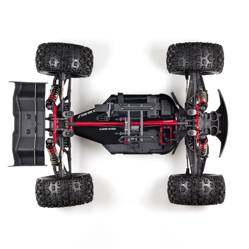 1/8 KRATON 6S 4X4 Roller Brushless Speed Truck, Black ARRMA
