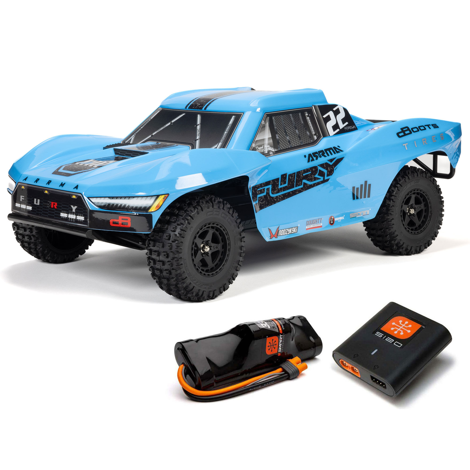 ARRMA GORGON 1/10ラジコン ブラック/ブルー RTRセット