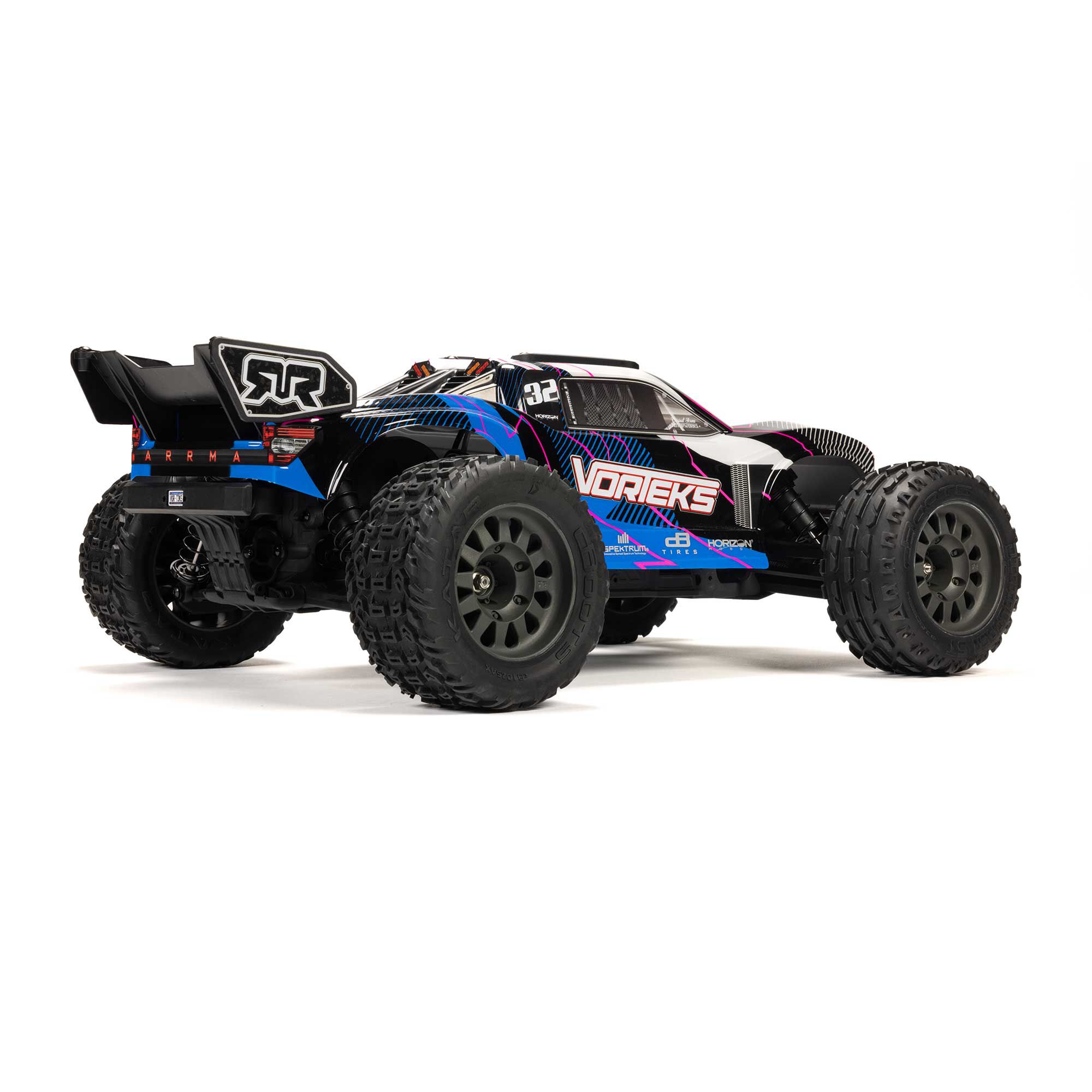 1/10 VORTEKS 2WD RTR Brushed Stadium Truck, Blue | ARRMA