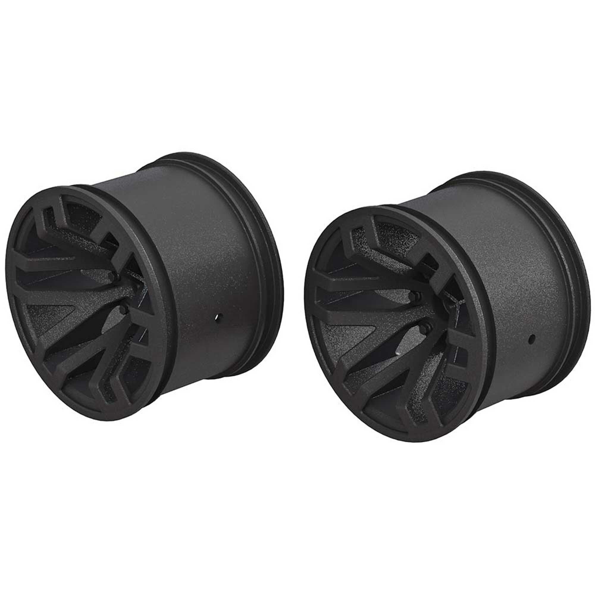 1 10 Monster Truck Front Rear 2.8 Wheels 14mm Hex Black 2