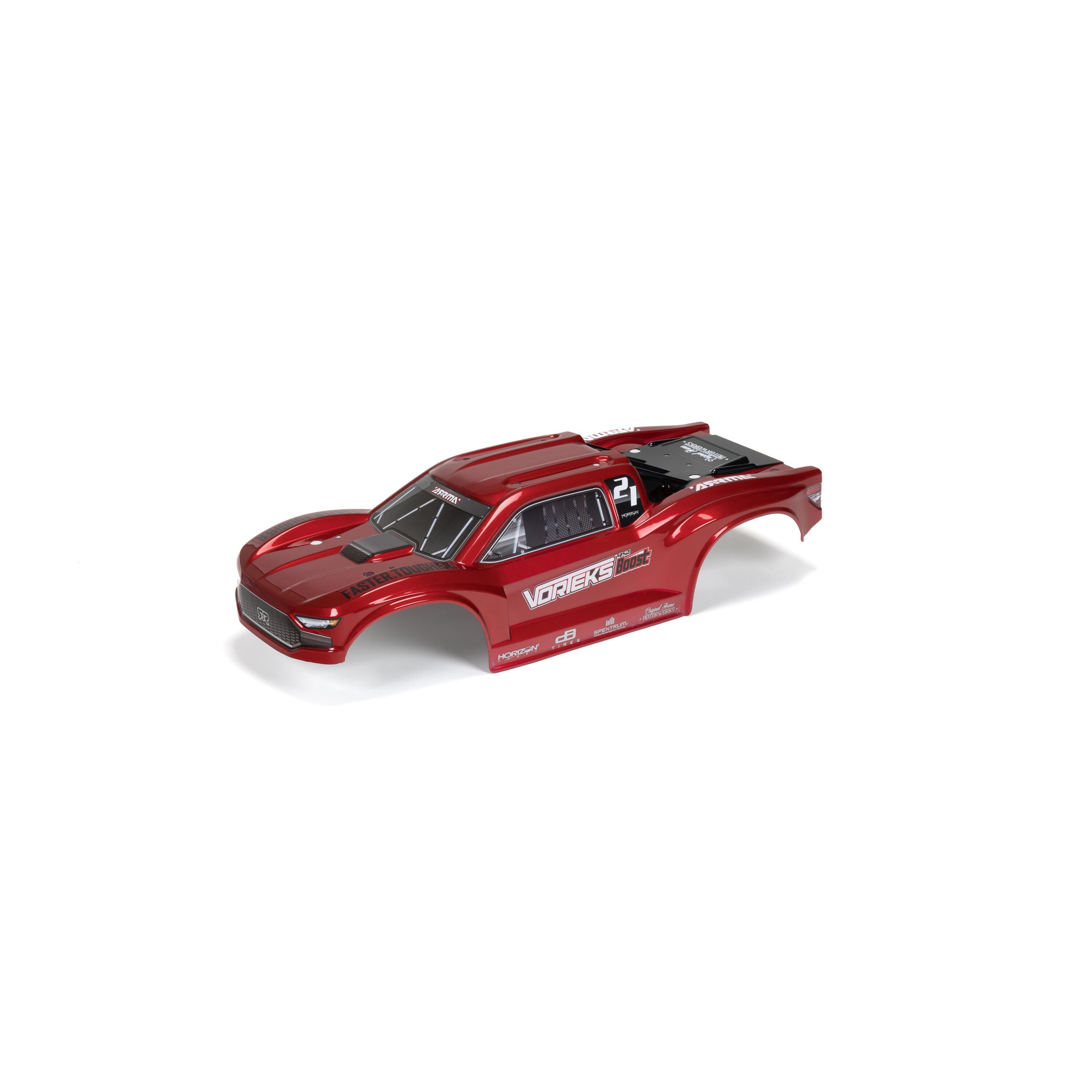 【25％OFF】 1/10 VORTEKS ARRMA | Red Body Trimmed Decaled Painted 4X2 エクササイズグッズ