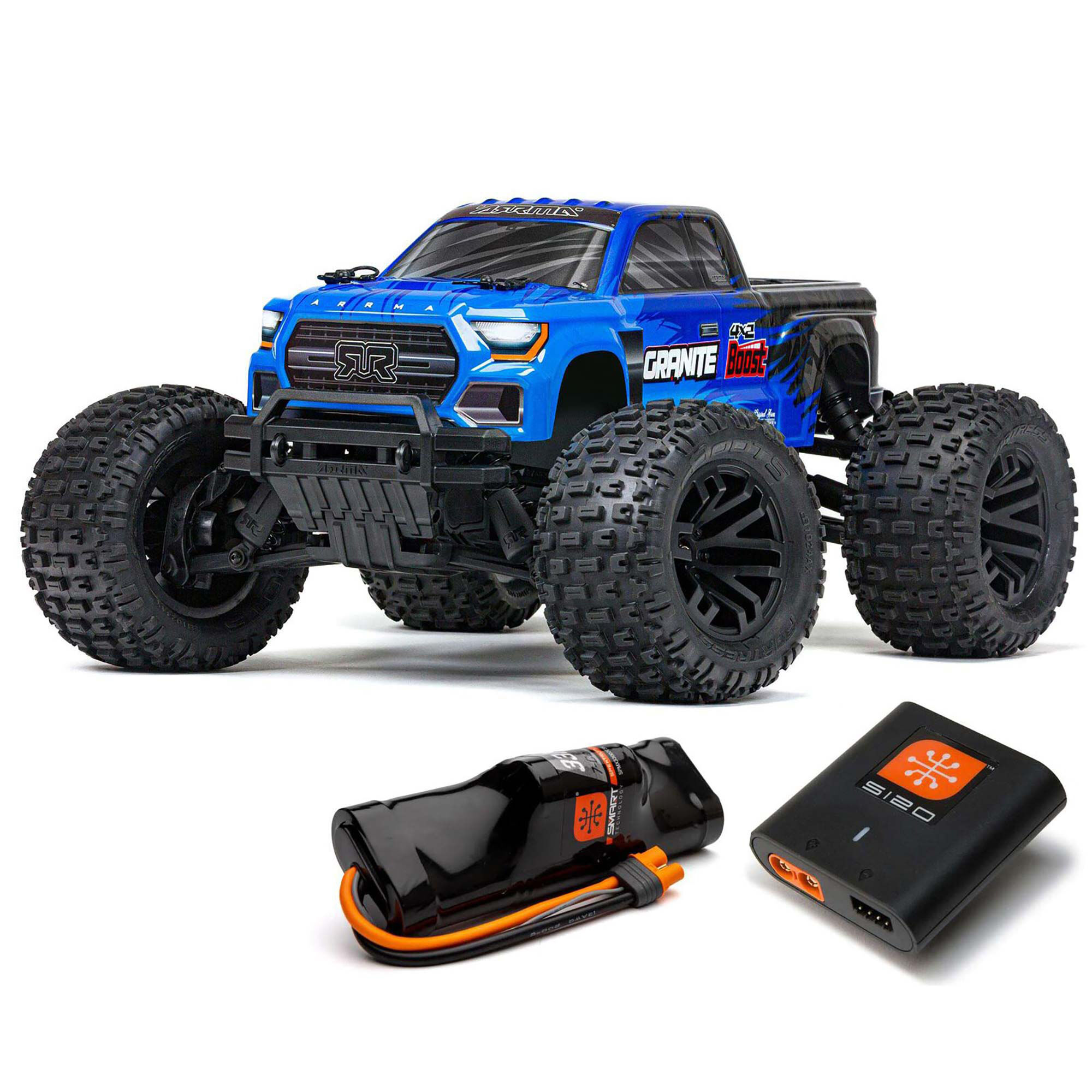 1 10 GRANITE 4X2 BOOST MEGA 550 Brushed Monster Truck RTR with