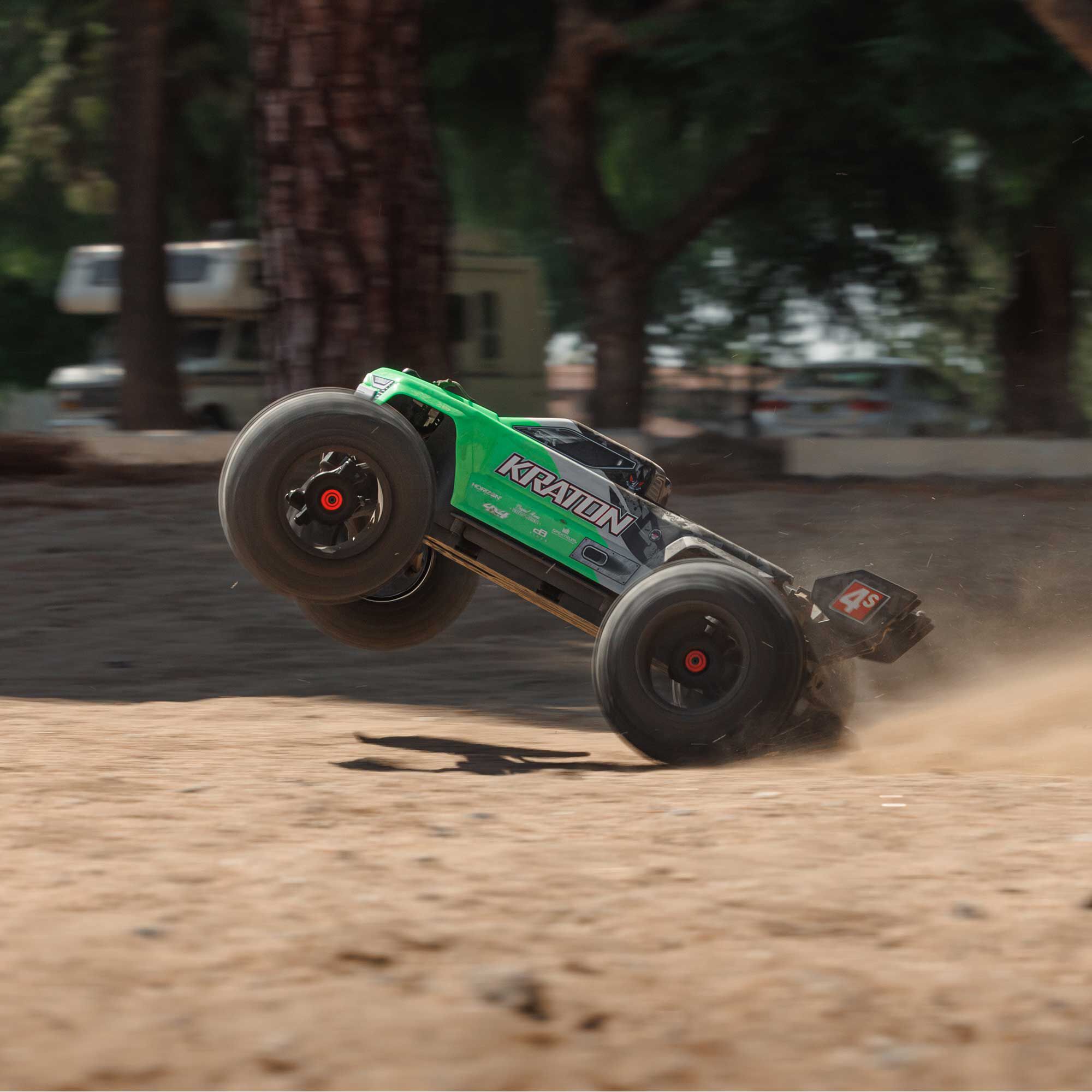 1/10 KRATON 4S 4X4 RTR Brushless Speed Truck, Green | ARRMA