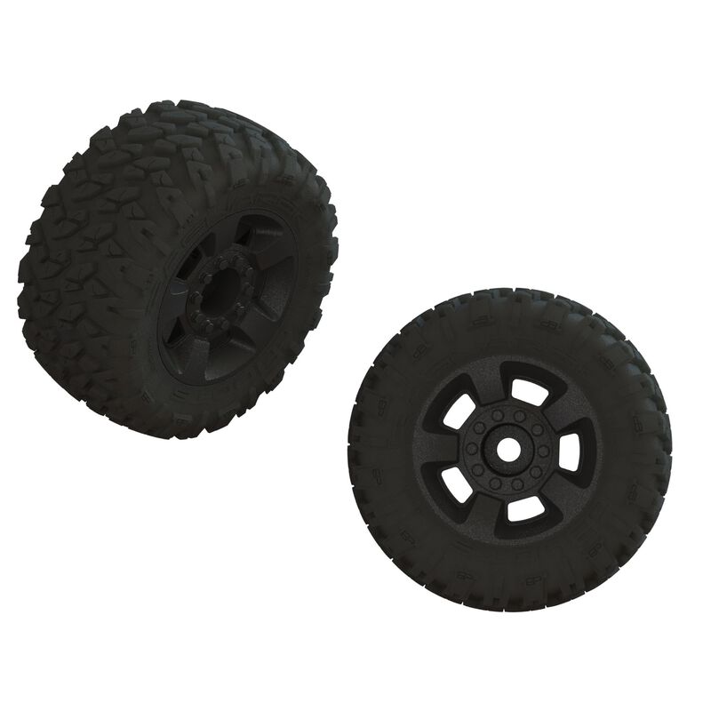dBoots RAGNAROK Pre-mounted Tire Set (2)