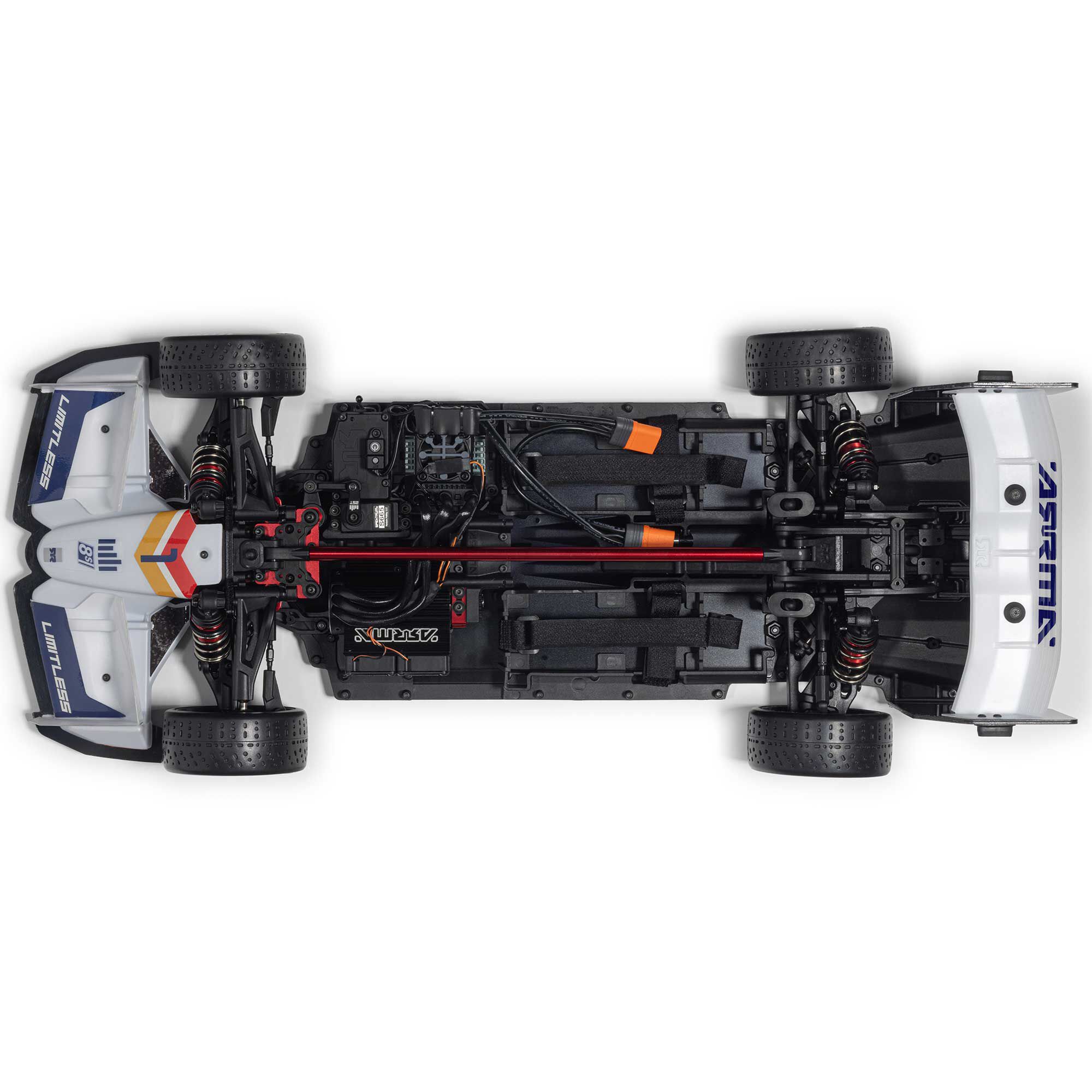 ARRMA 1/7 LIMITLESS 8S AVC 4X4 RTR Brushless Street Speed, White