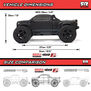 1/10 BIG ROCK 223S DSC 4X4 RTR Brushless Monster Truck, Blue