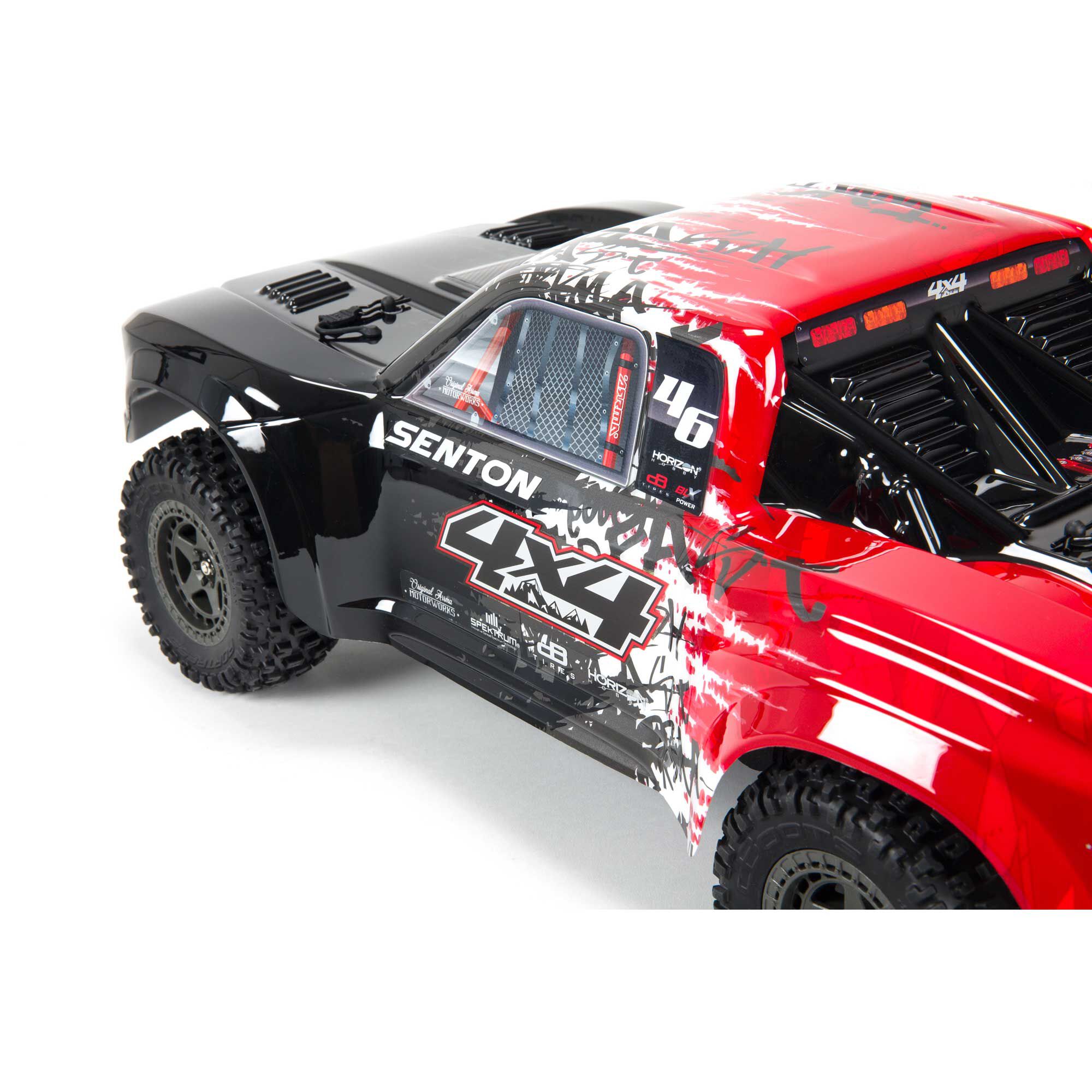 1/10 SENTON 3S 4X4 RTR Brushless Short Course Truck, Red | ARRMA