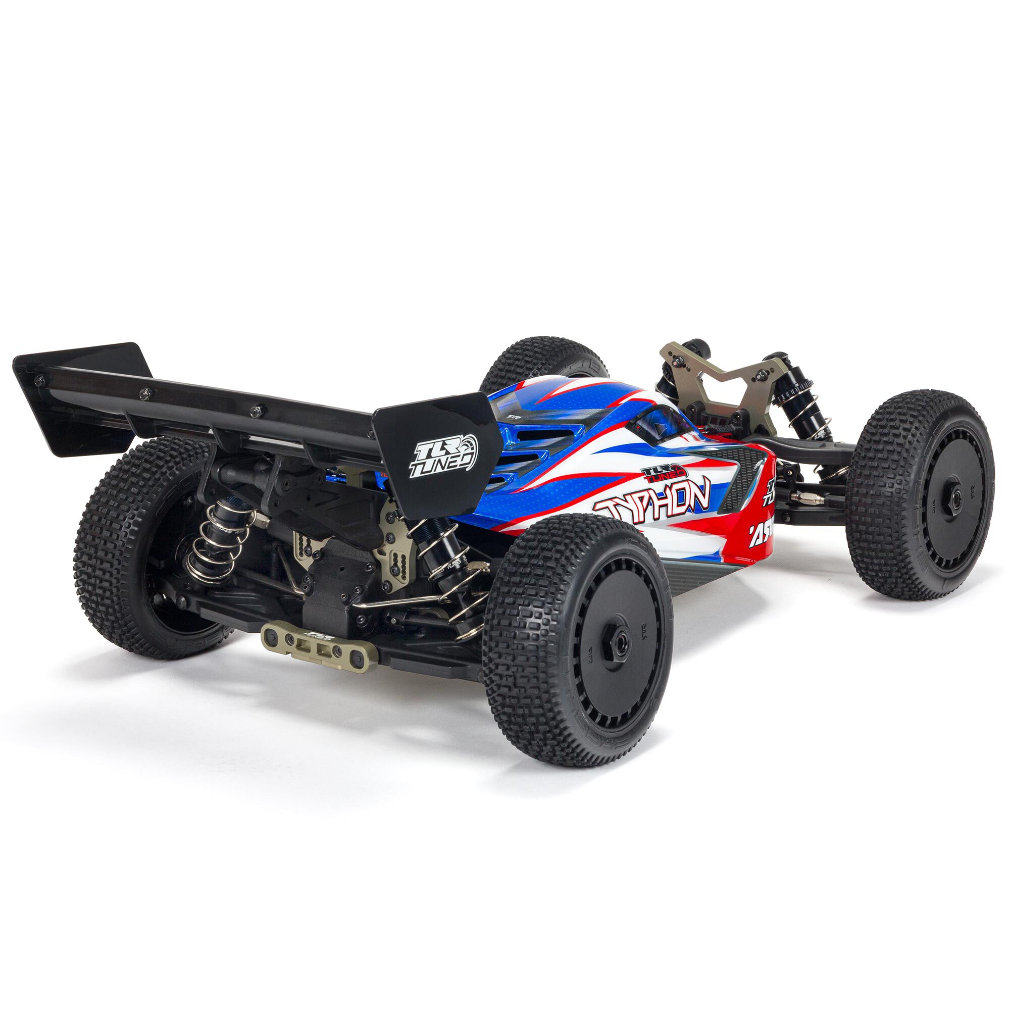 1/8 TYPHON 6S TLR Tuned 4X4 RTR Brushless Buggy, Red/Blue