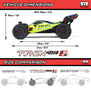 1/8 TYPHON 223S DSC 4X4 RTR Brushless Buggy, Yellow
