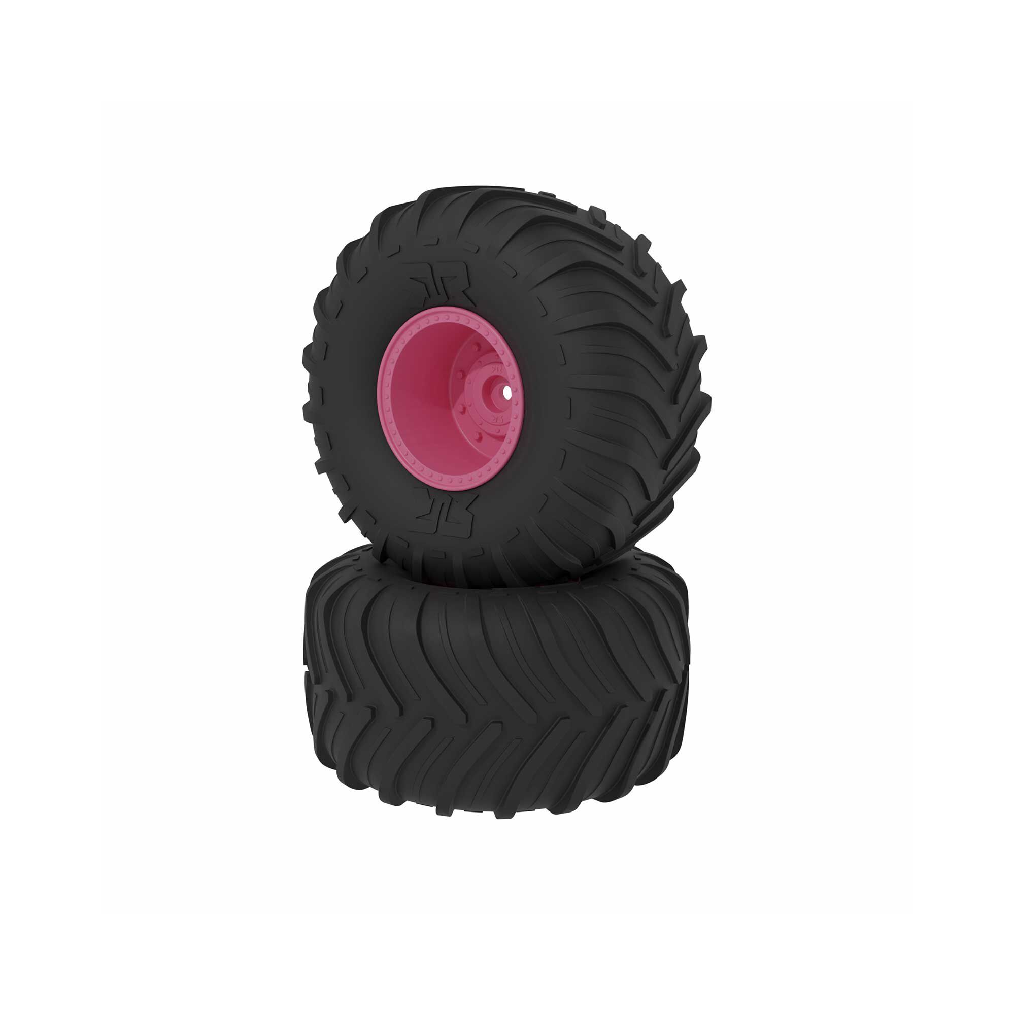 Maa★ dBoots Chevron MT Tire Set, Glued, Pink | ARRMA