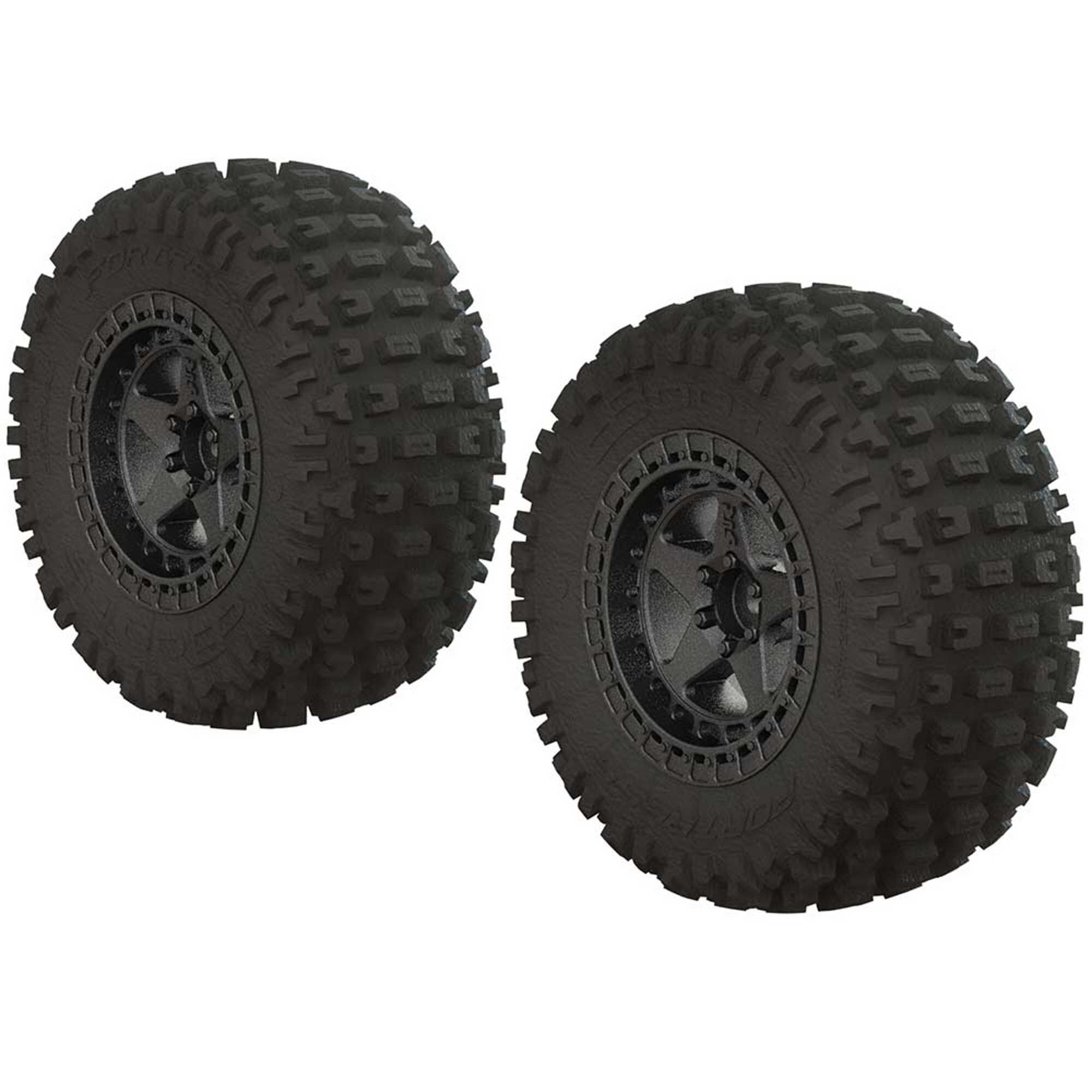 For Arrma ARA7617V2 Pneu Ensemble Tout Neuf Durable Reconstruis Kit Remplacement 
