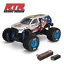 ARRMA 1/16 FREEDOM FLYER GROM 4X4 RTR Brushed Monster Truck (Battery & Charger Included), White
