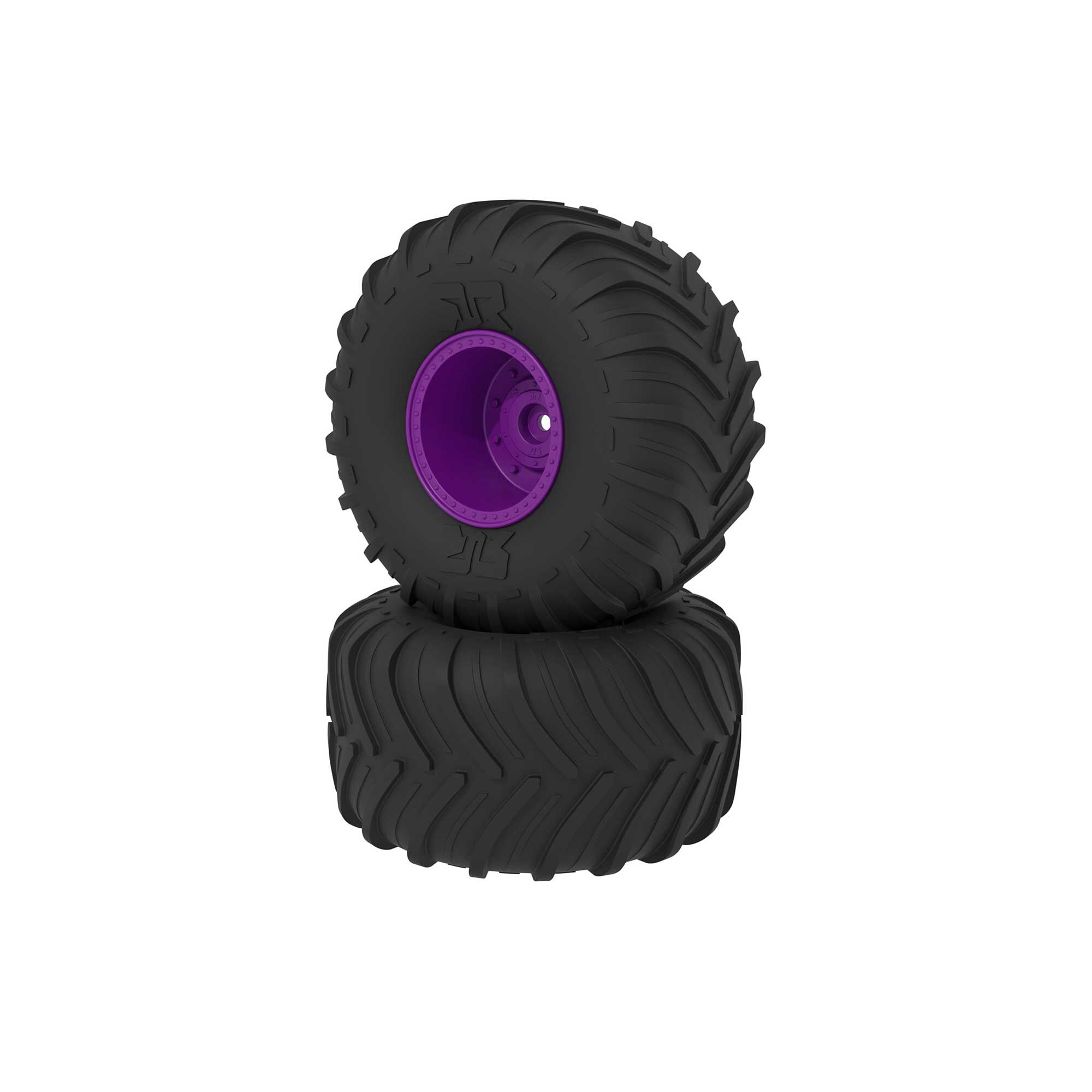 dBoots Chevron MT Tire Set, Glued, Purple | ARRMA