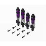 Shock Set, Front/Rear Assembled, TBC cSt Oil, Purple (4Pcs): MINI