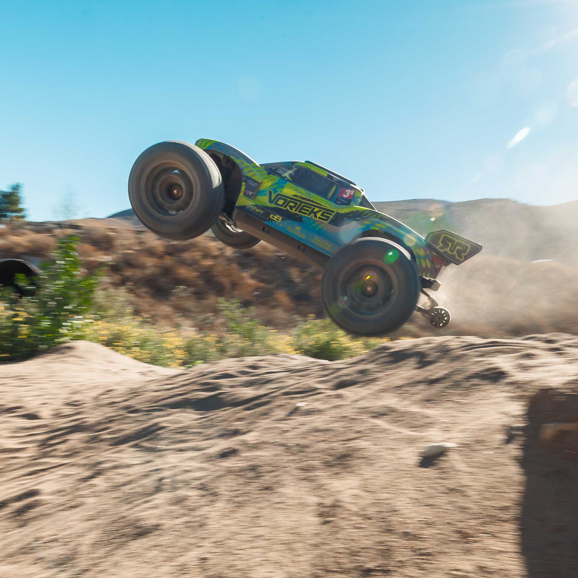 1/10 VORTEKS 223S DSC 4X4 RTR Brushless Stadium Truck, Teal | ARRMA