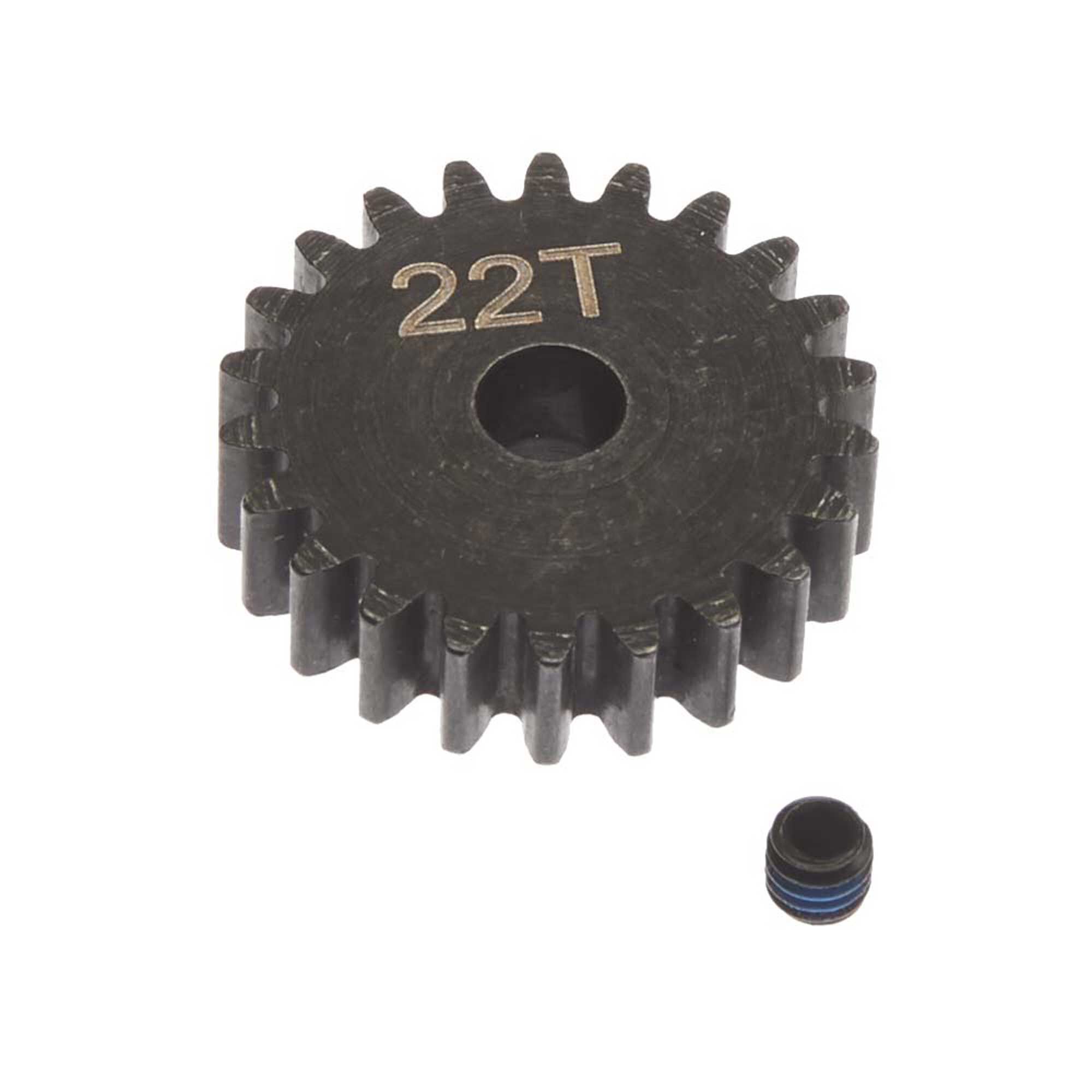 4-Piece Mod 1 Pinion Gear Set - 19T 20T 21T 22T Hardened Steel For 5mm Motor Shaft