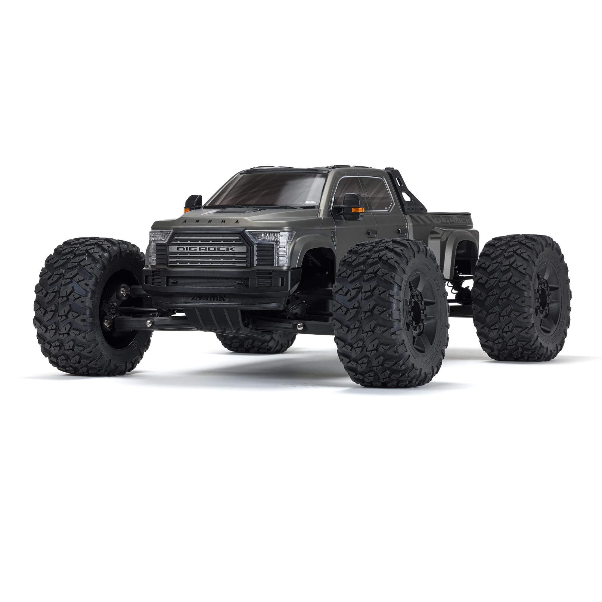 1/7 BIG ROCK 6S 4X4 BLX Monster Truck RTR, Gunmetal | ARRMA